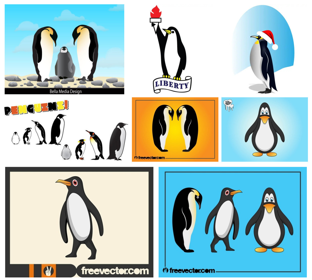 A Dazzling Array of Penguin Vector Art Designs