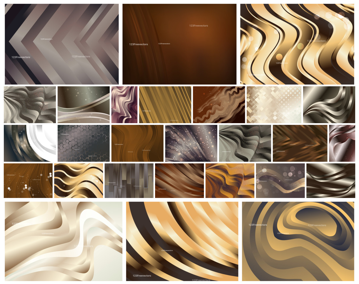 Enthralling Voyage through Dark Brown Gradient Designs