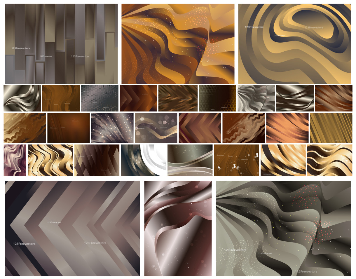 Perfect Palette: Explore 31 Dark Brown Gradient Background Designs!
