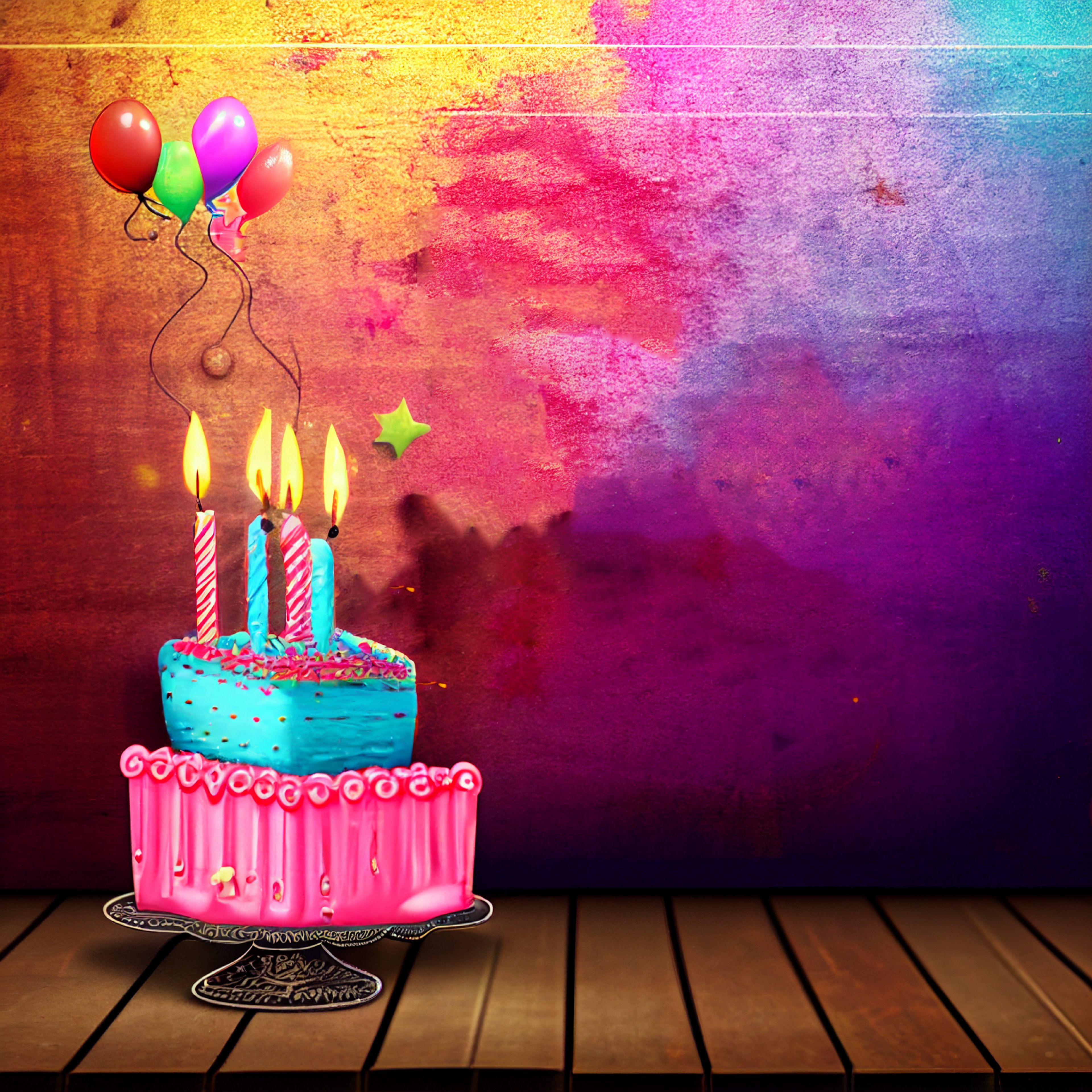 46 Vibrant Free Printable Birthday Backgrounds: Add Life to Your Celebrations