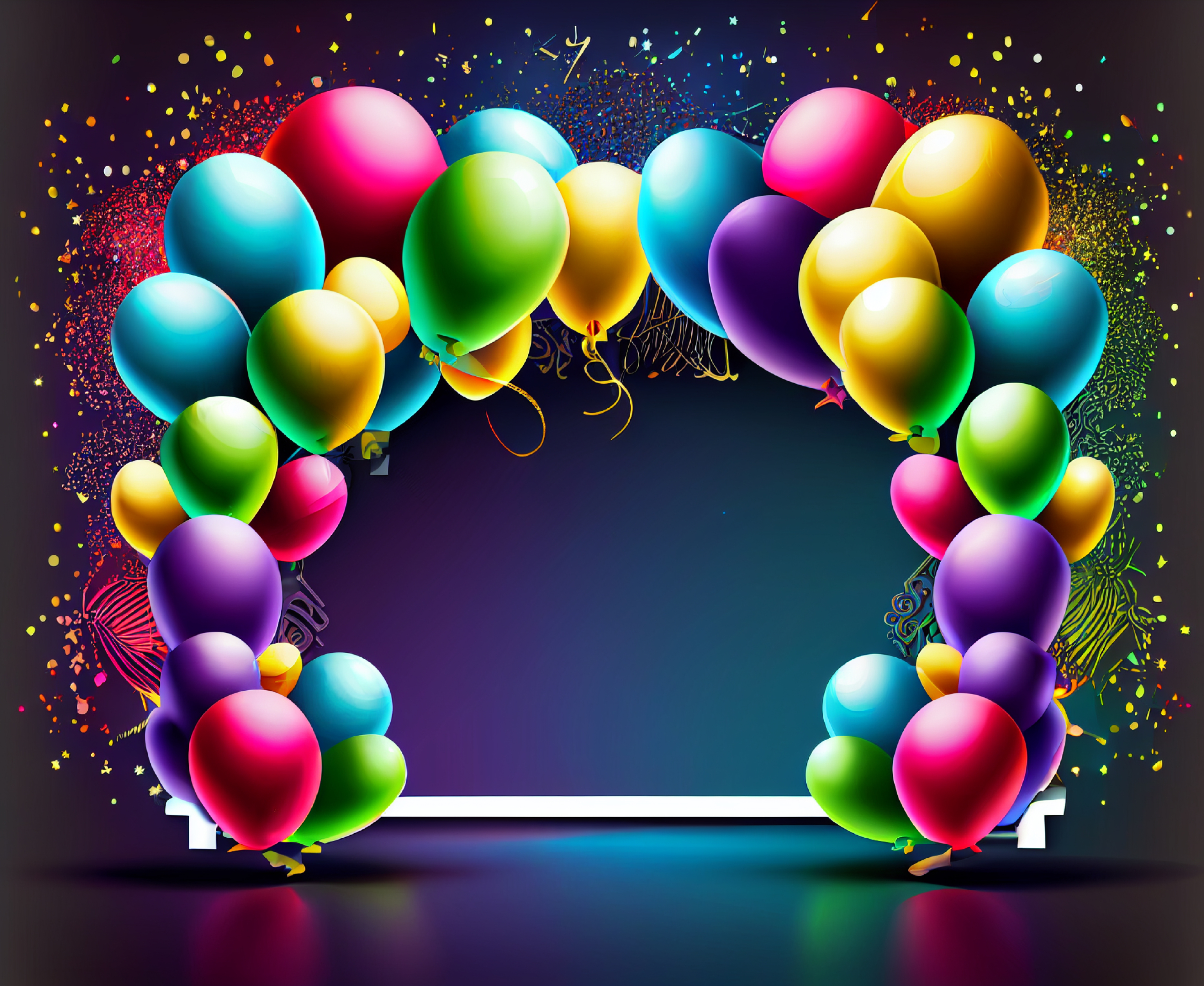 46 Vibrant Free Printable Birthday Backgrounds: Add Life to Your Celebrations