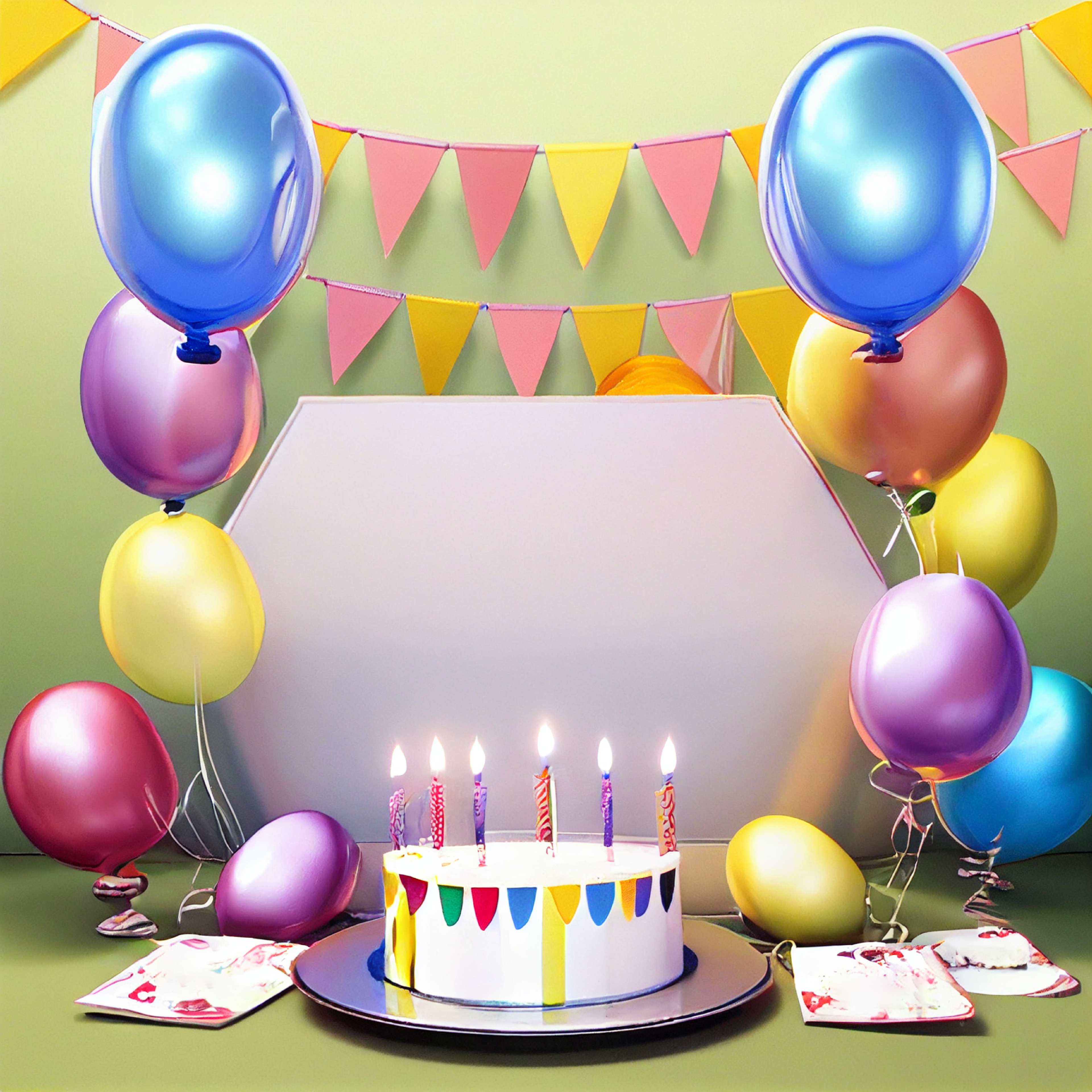 46 Vibrant Free Printable Birthday Backgrounds: Add Life to Your Celebrations