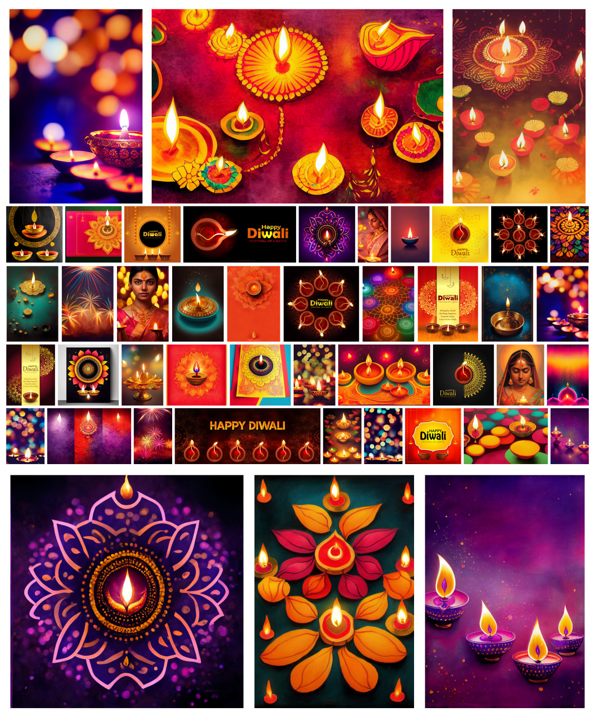 Illuminate Your Celebrations with 45 Mesmerizing Diwali Background Designs