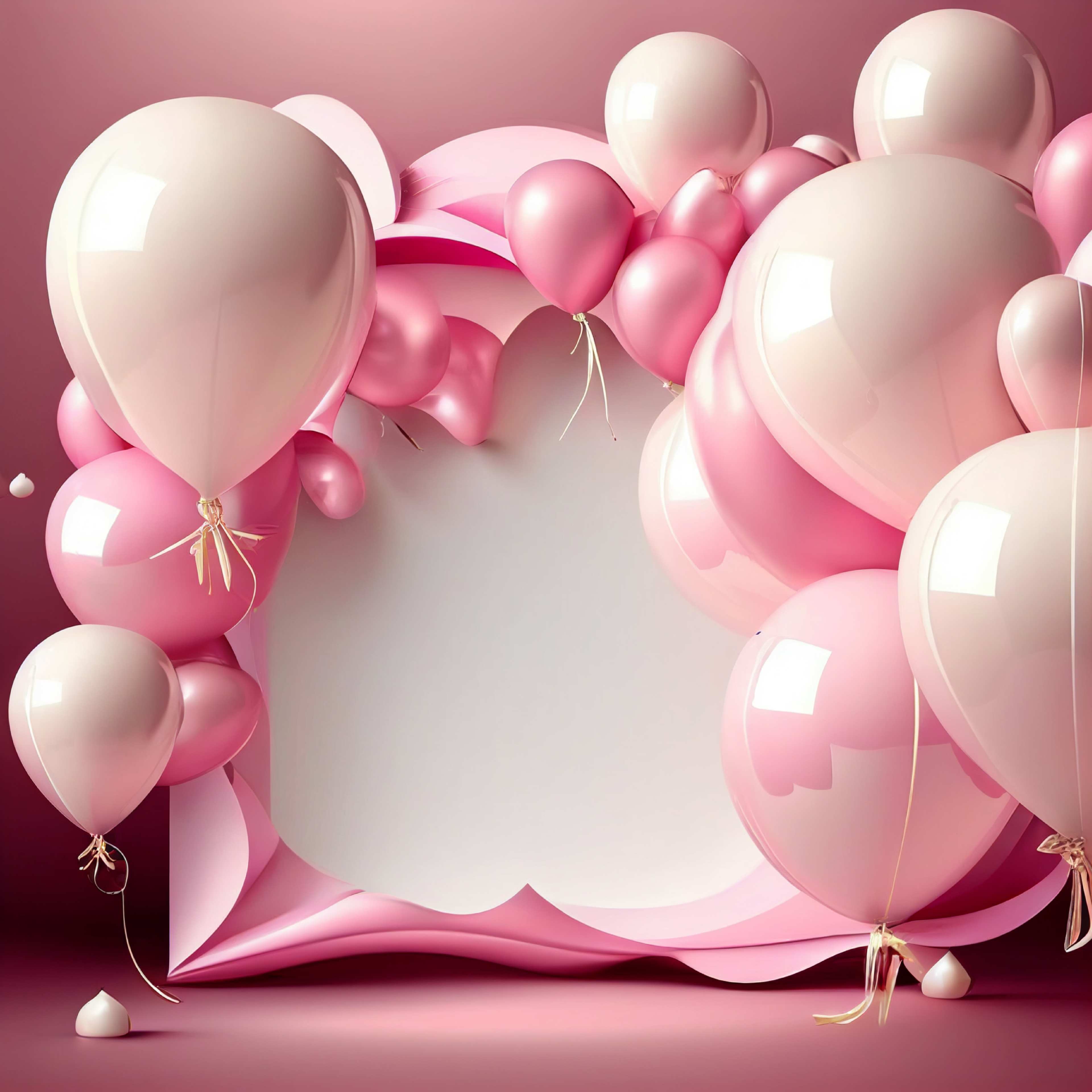Pink Birthday Background Image