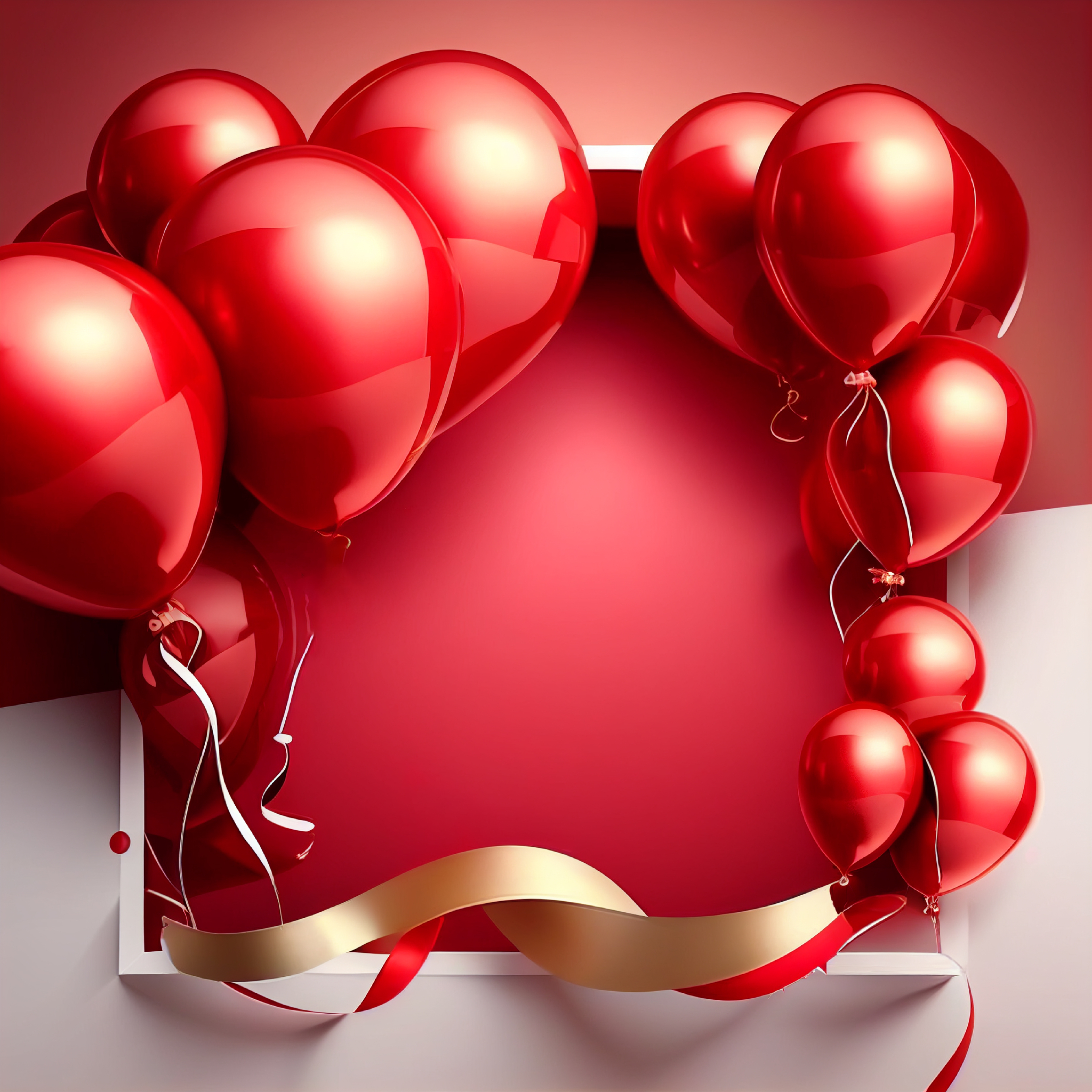 Red Birthday Background