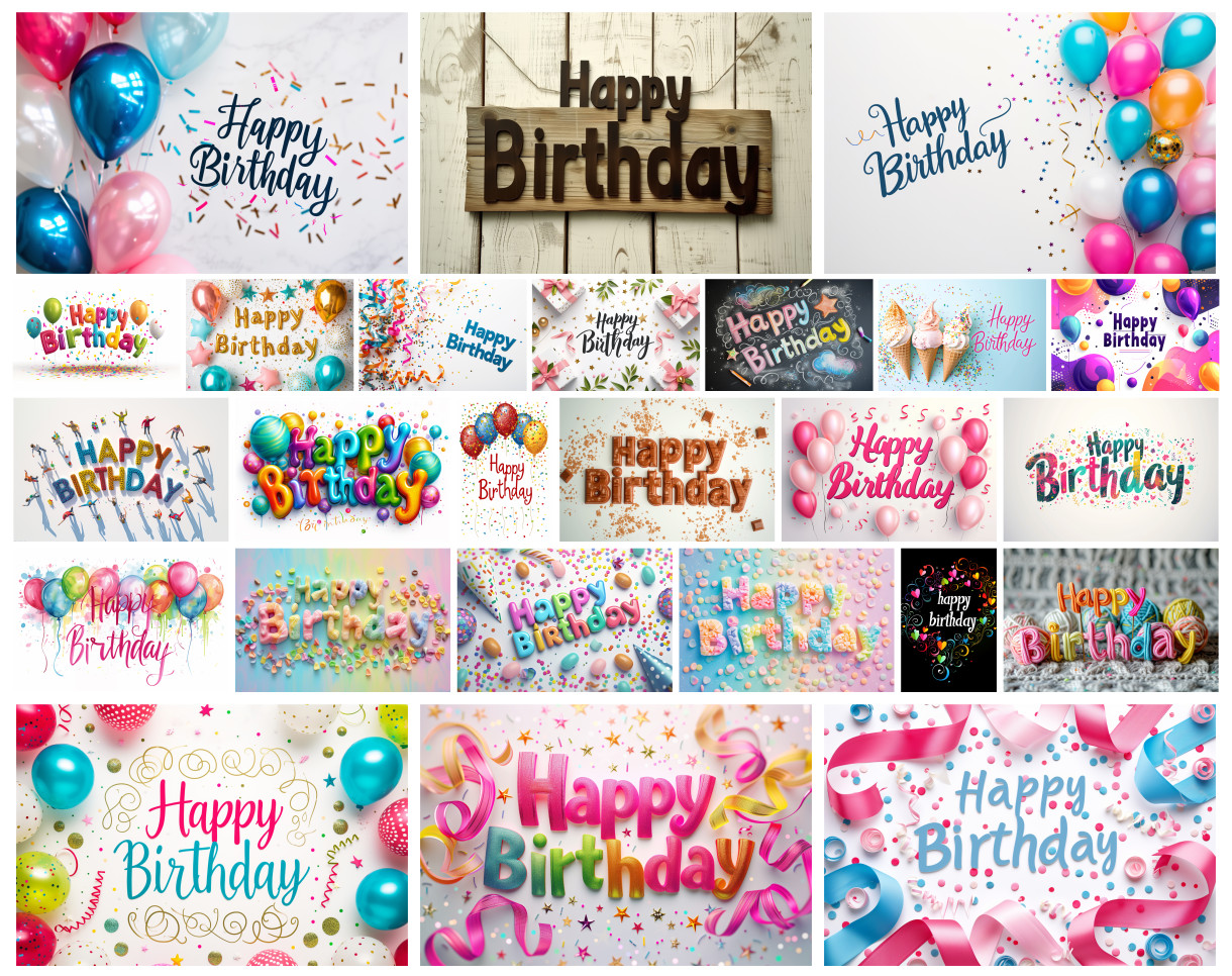 25 Free Happy Birthday Background Images: Sparkle Your Celebrations
