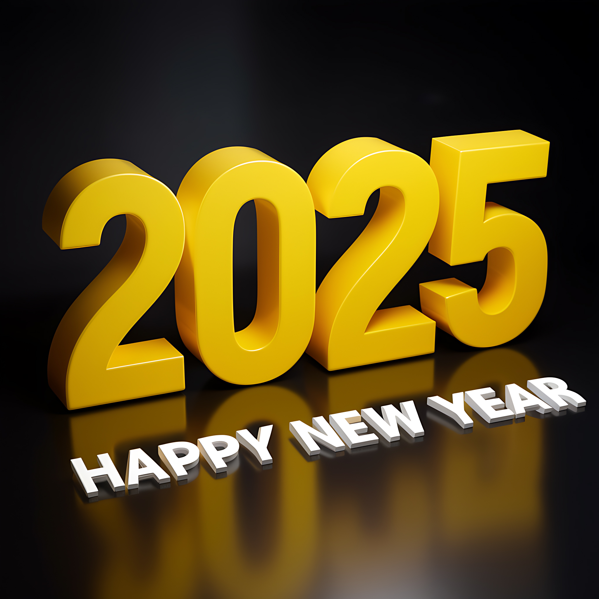 Creative 2025 New Year Card Design for the Holiday