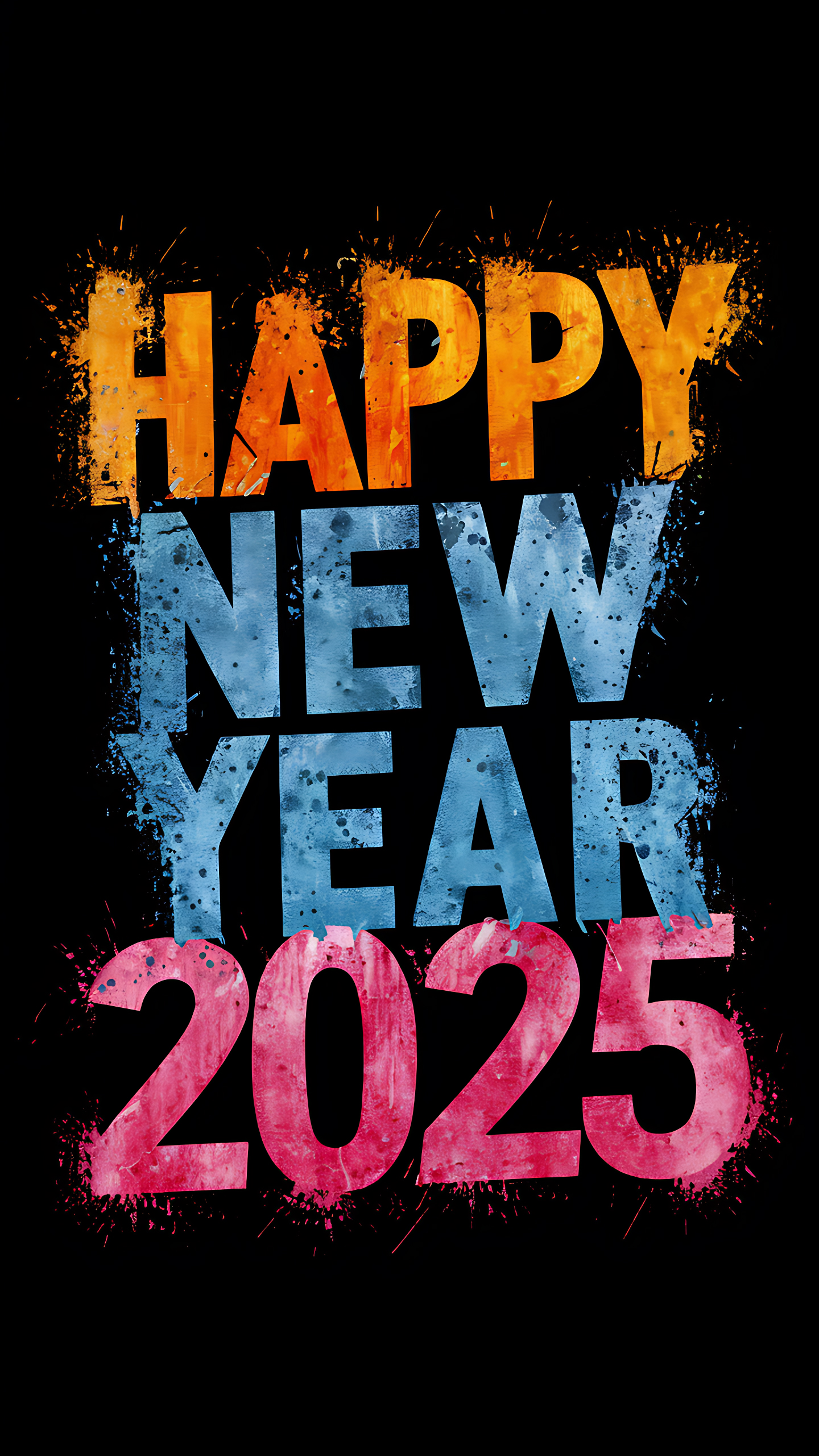 Elegant 2025 New Year Card Design and Art