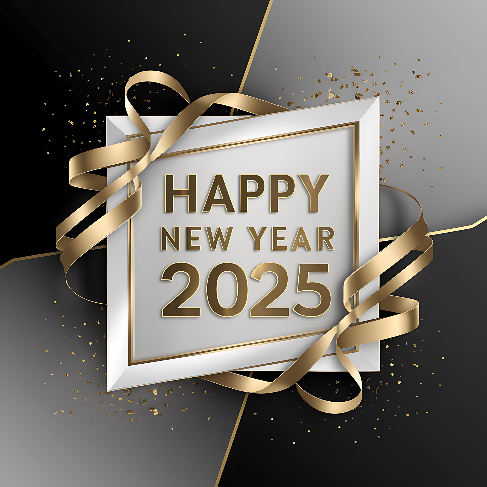Free Elegant 2025 New Year Image Art