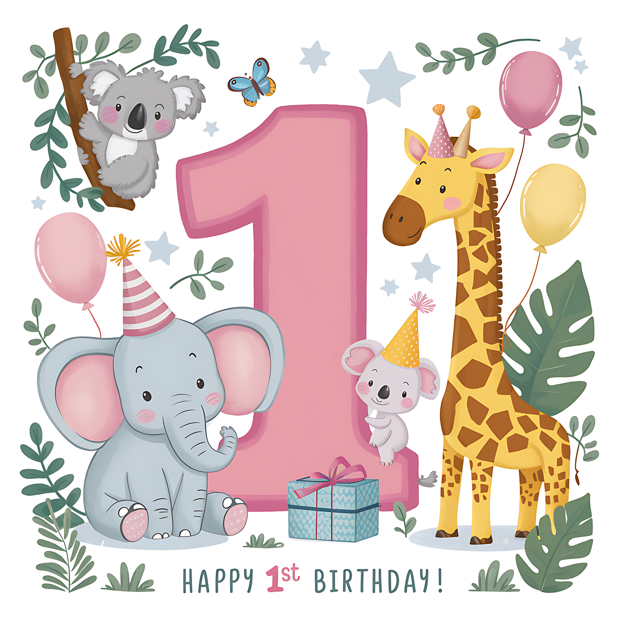 Happy 1st Birthday Jungle