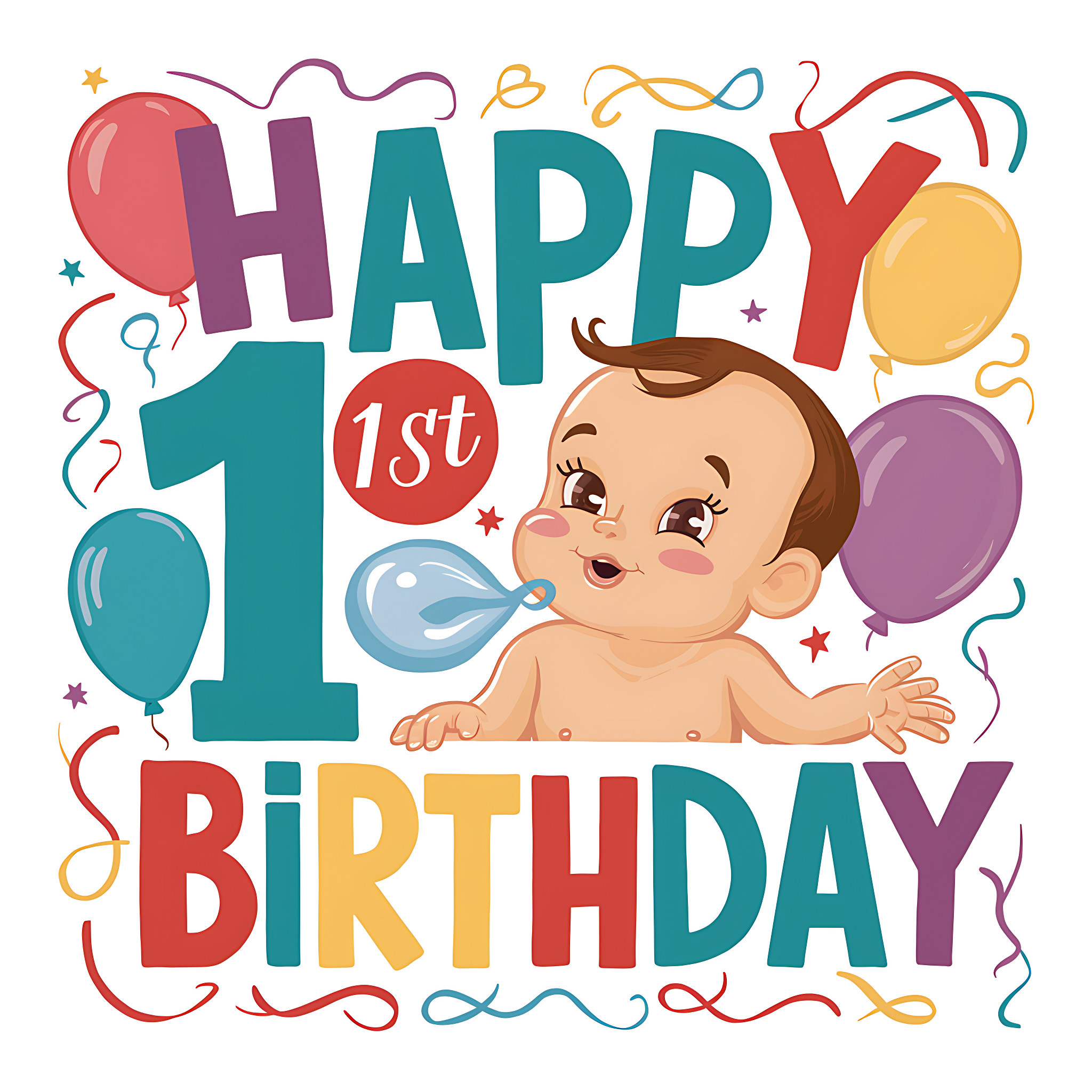 Happy 1st Birthday Baby