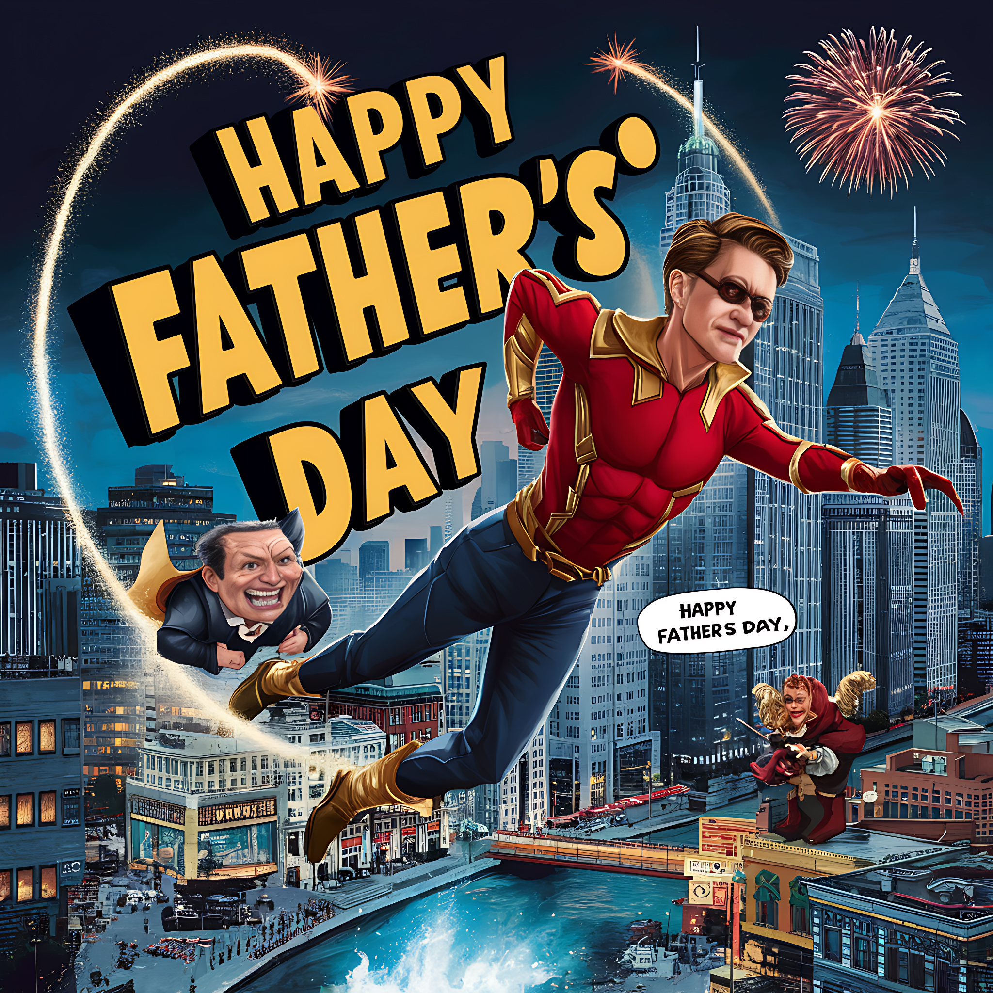 Superhero Dad!