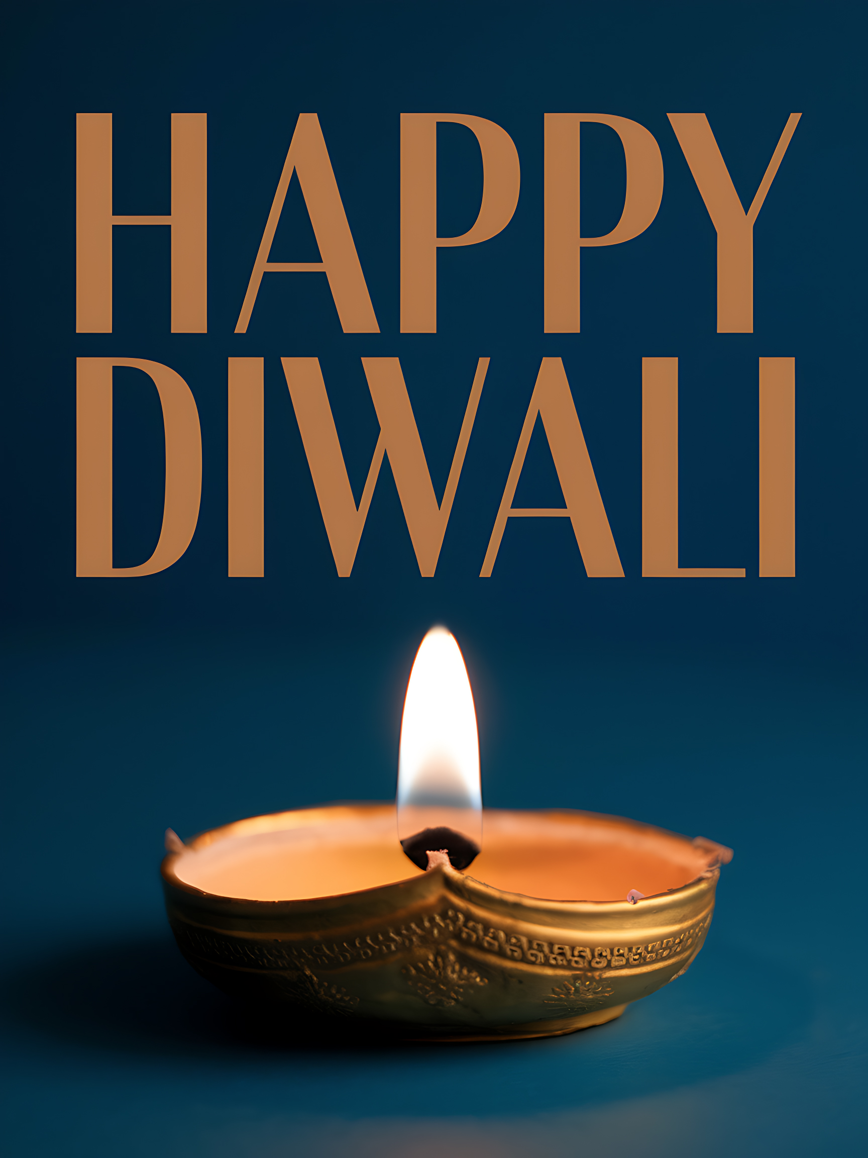 Minimalist Happy Diwali Poster