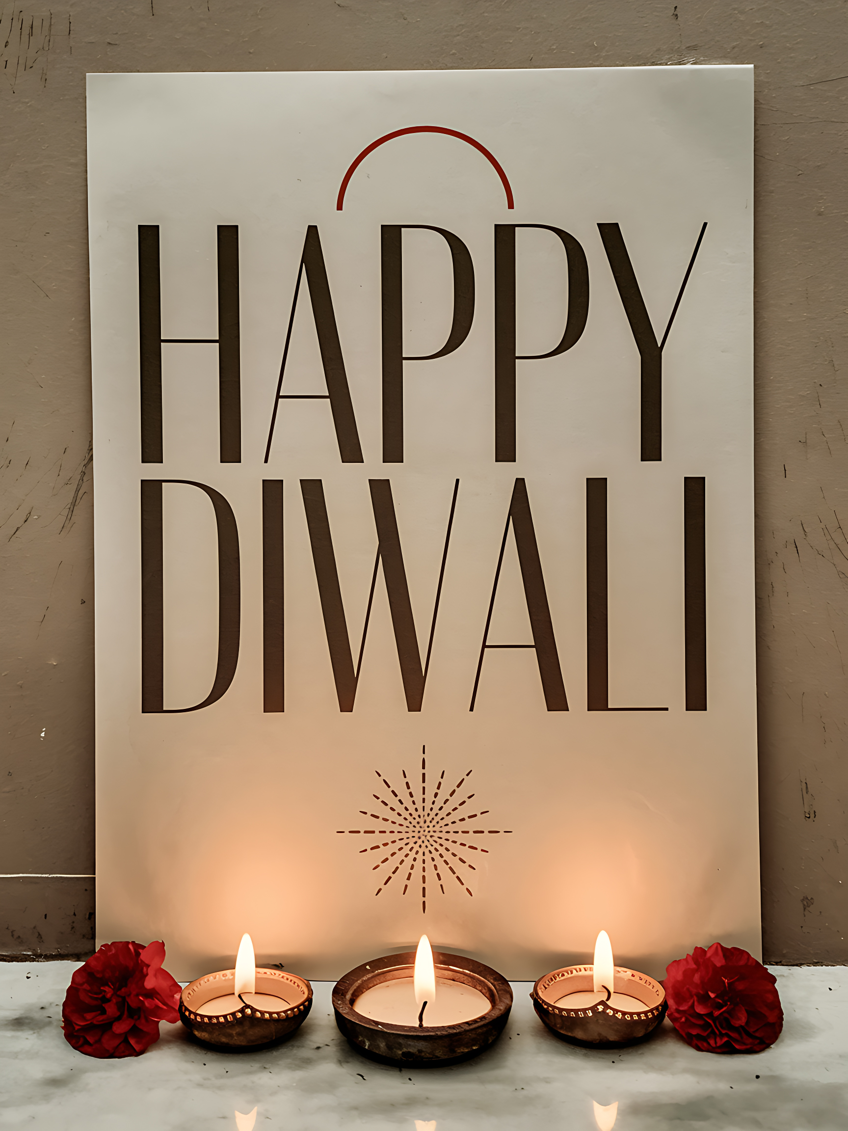 Diwali Minimalist Poster