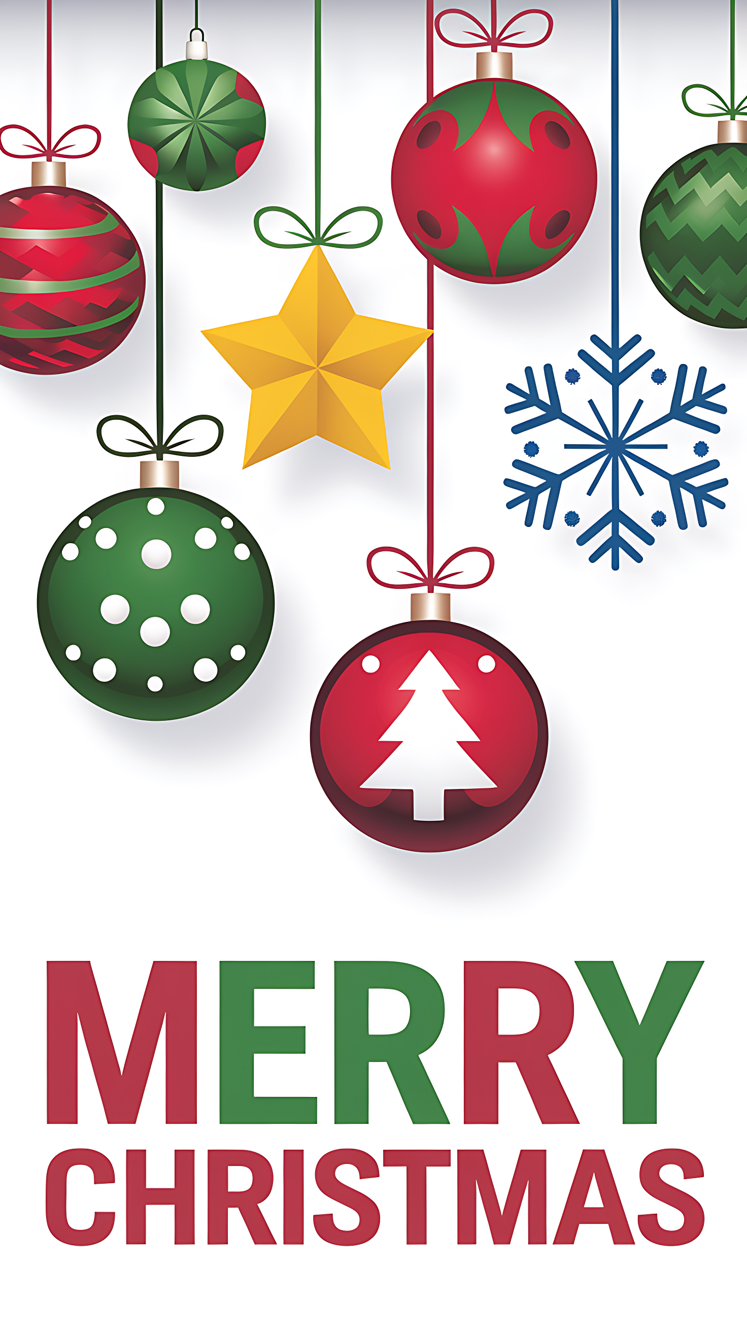 Christmas Ornaments and Snowflakes