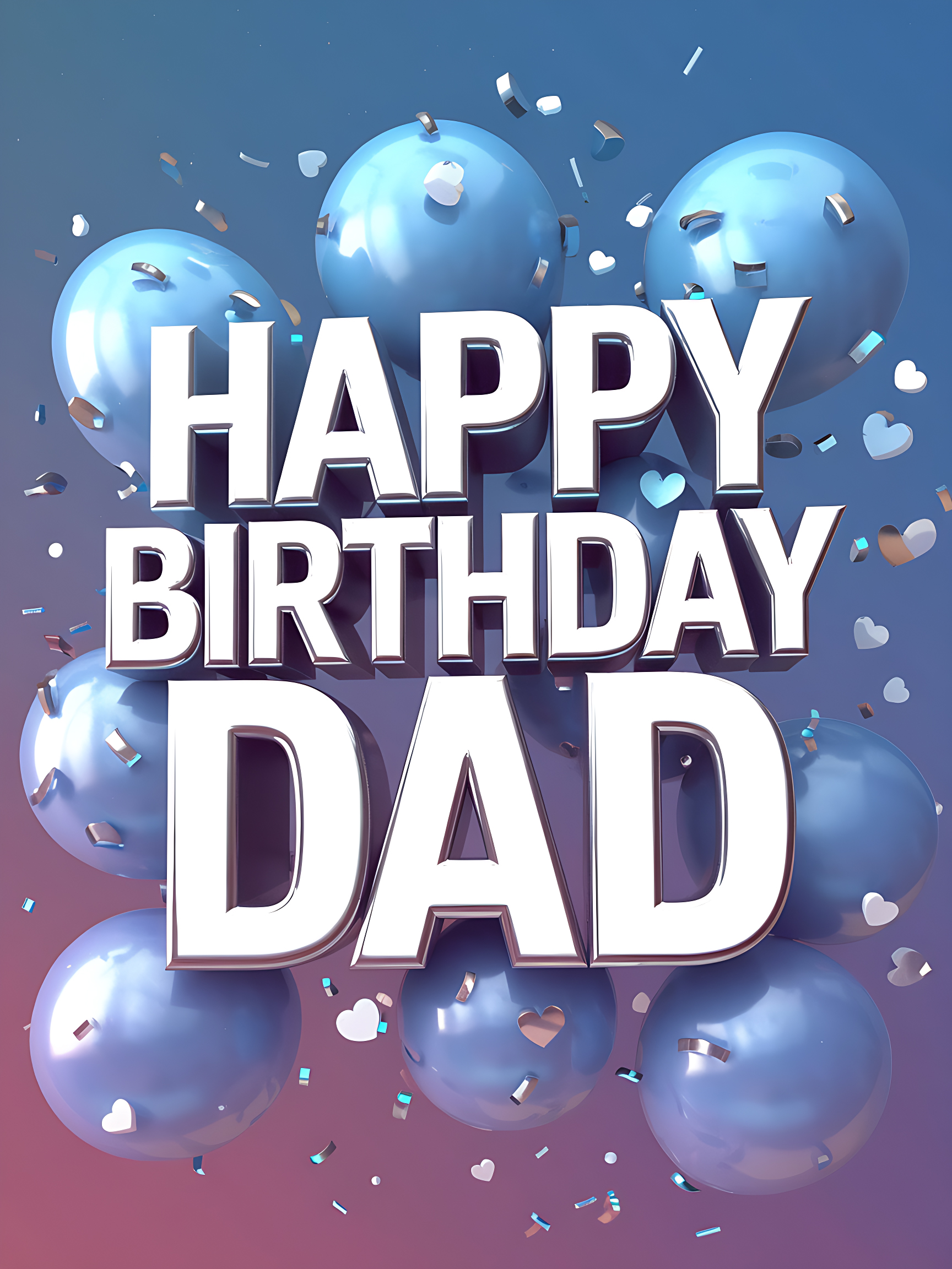 Happy Birthday Dad 3D