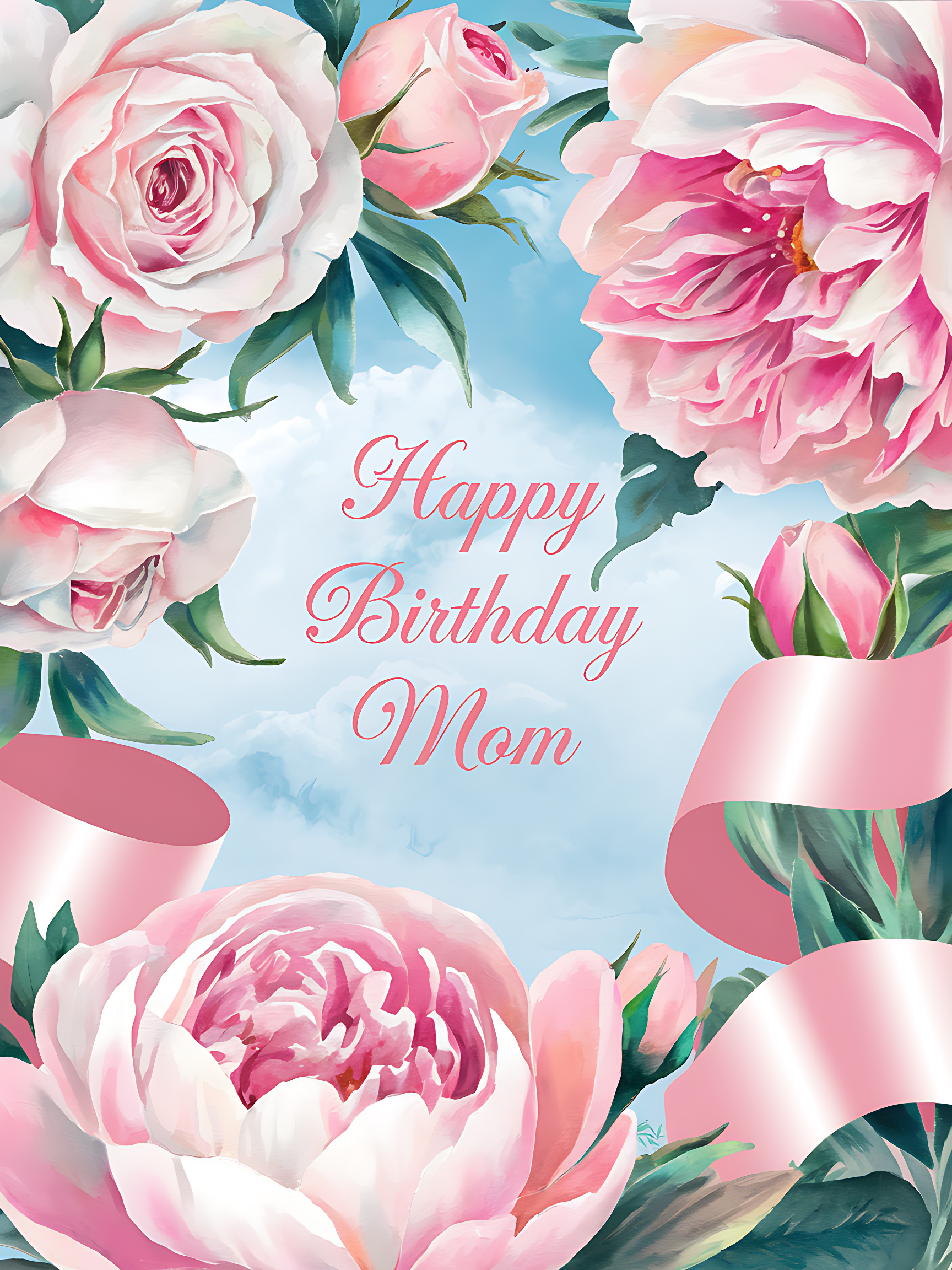 Happy Birthday Mom Roses