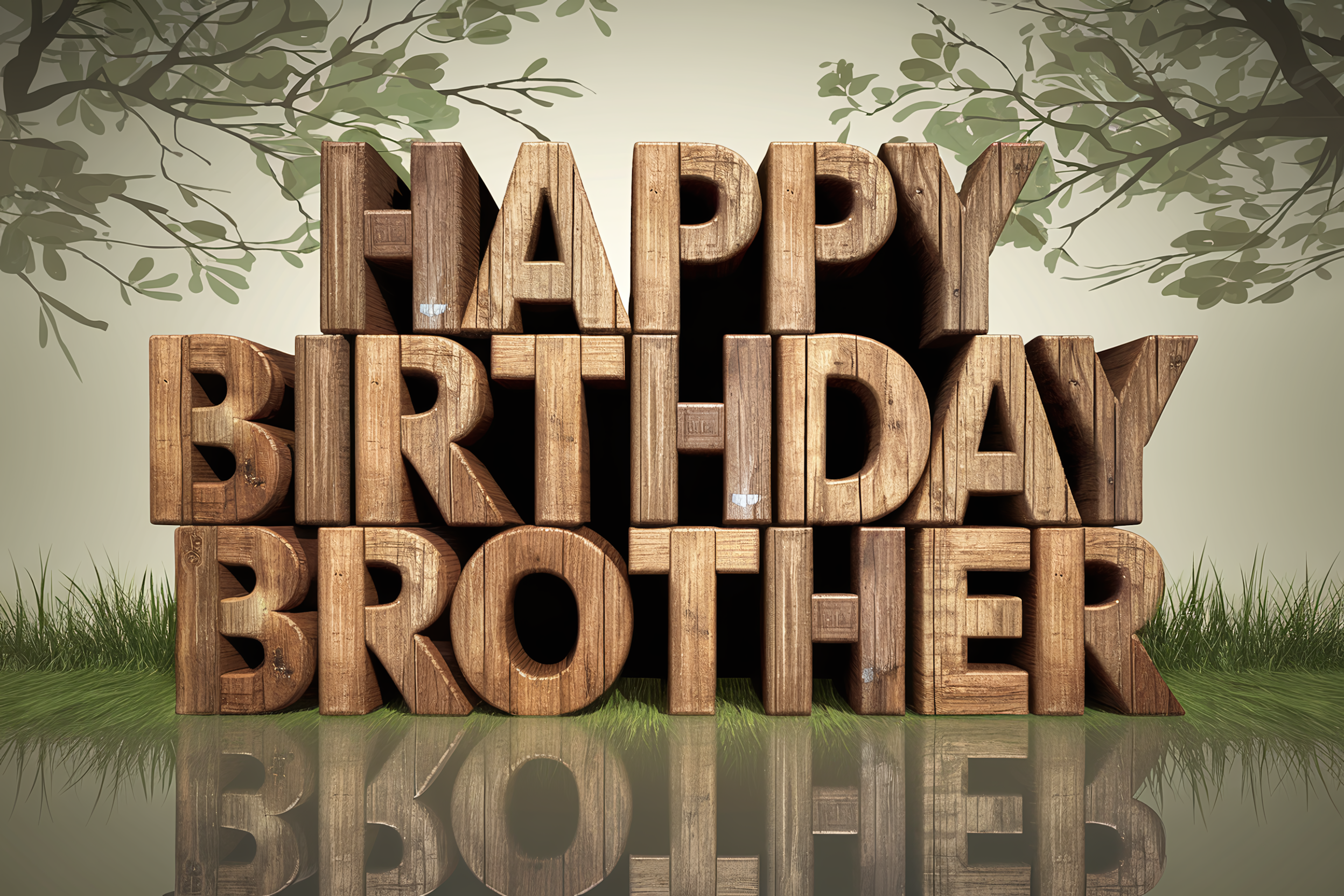 Happy Birthday Brother Wood