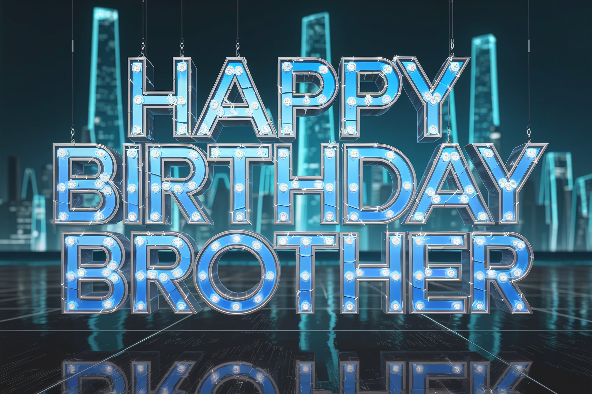 Happy Birthday Brother Sign