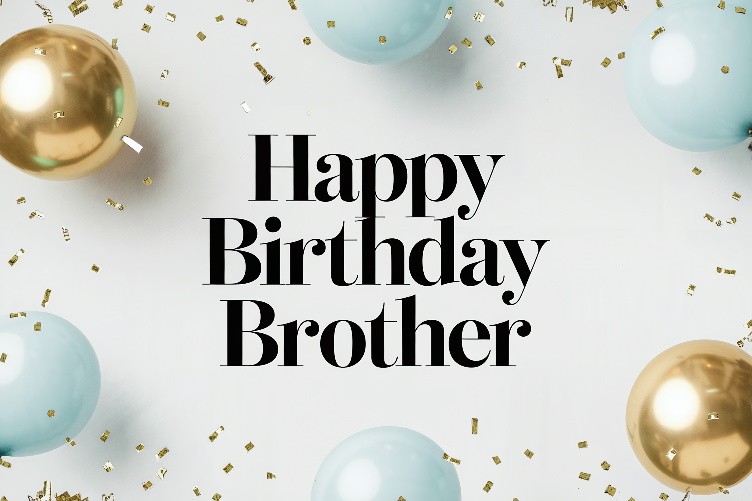 Happy Birthday Brother Card