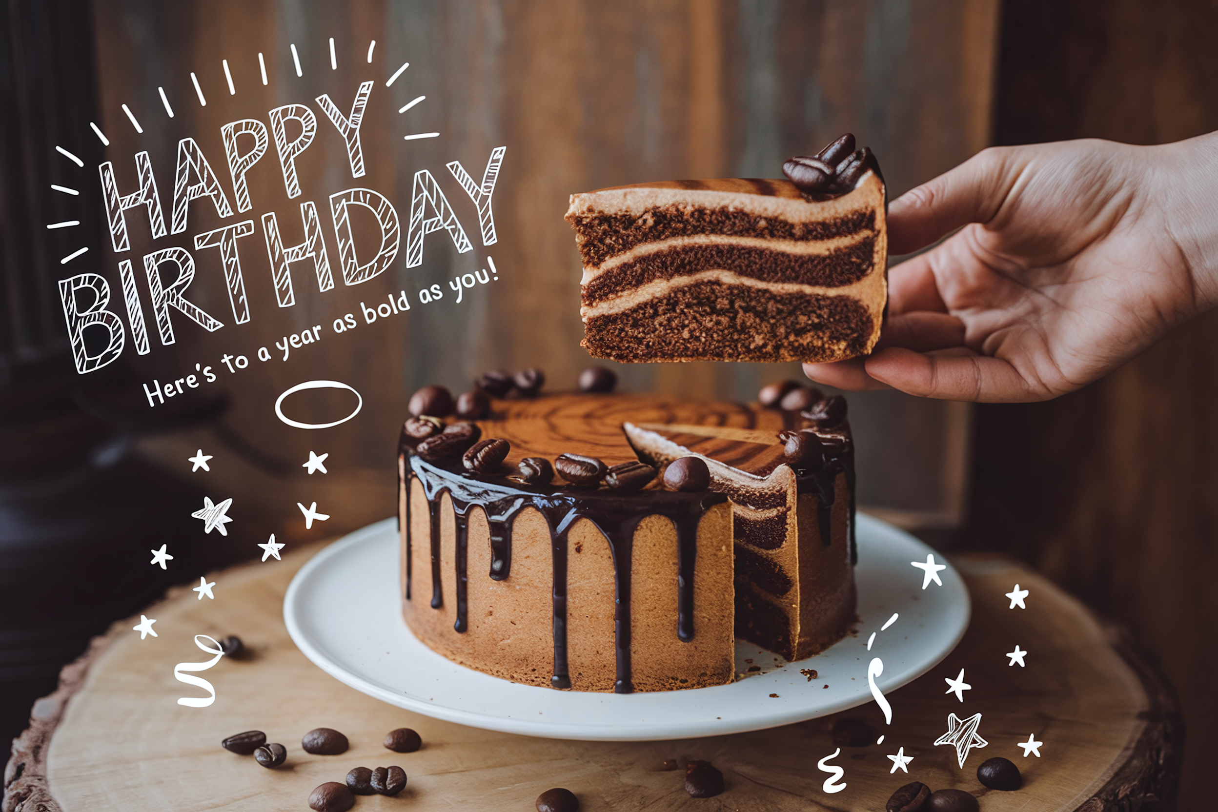 Coffee Cake Birthday Wish