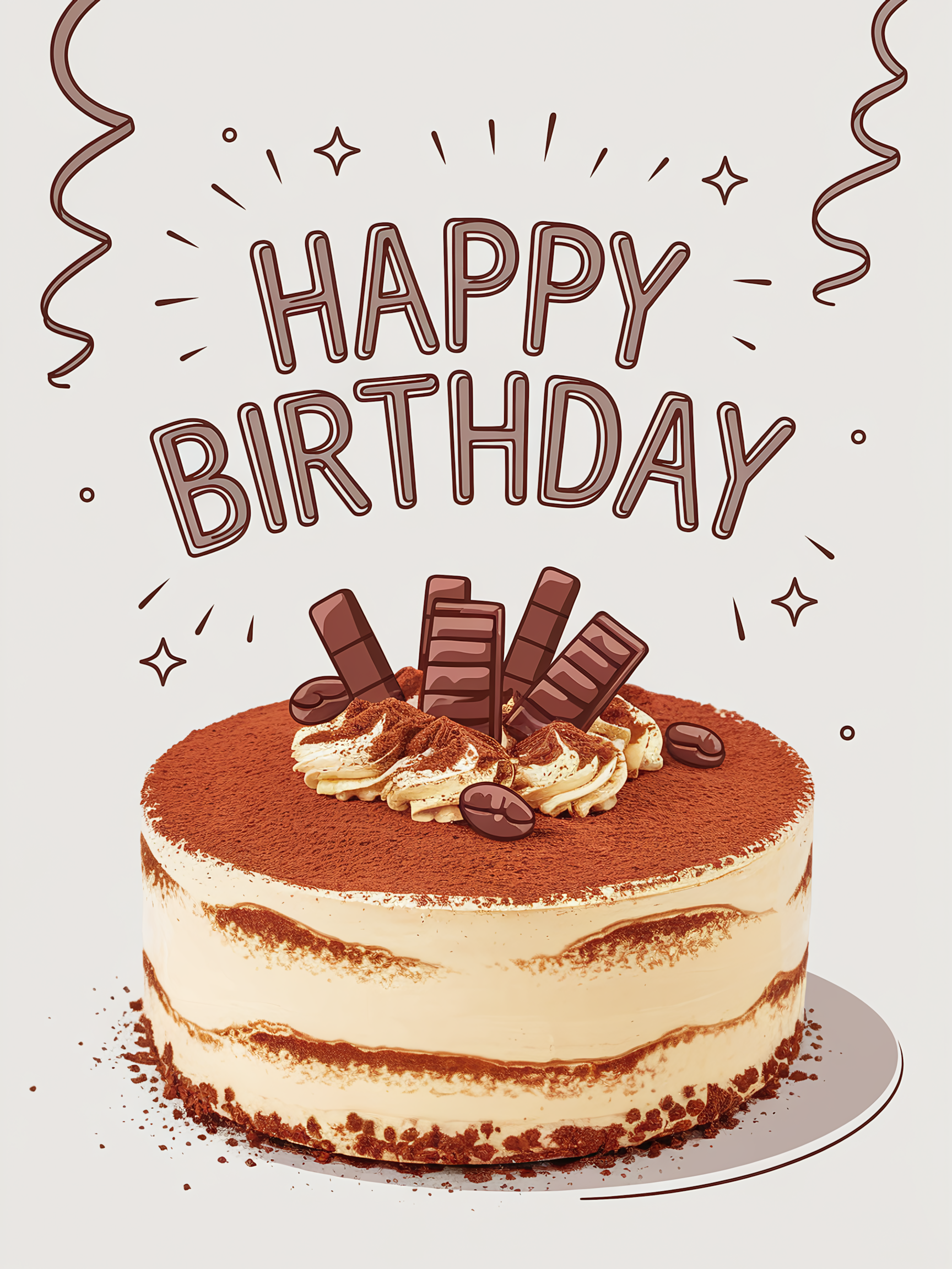 Happy Cakes エシャルプ シロ Happy New Year Confetti Edible Cake Topper, by A Birthday