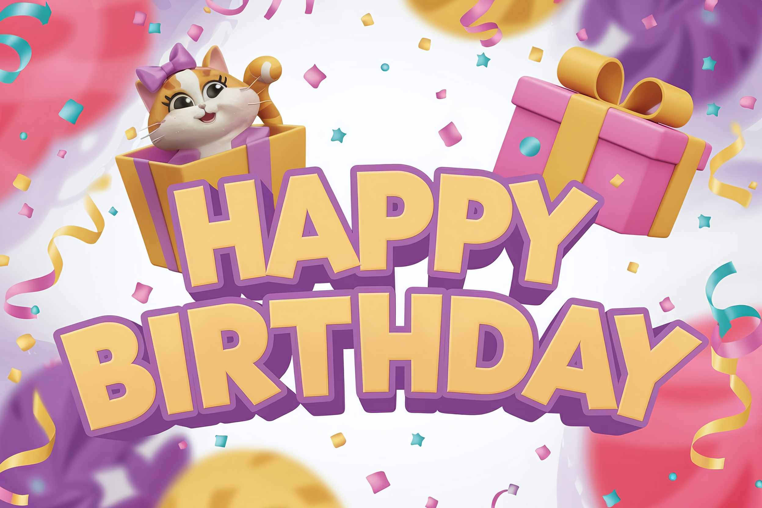 Celebrate Your Feline Friend with 30 Free Happy Birthday Cat Designs!