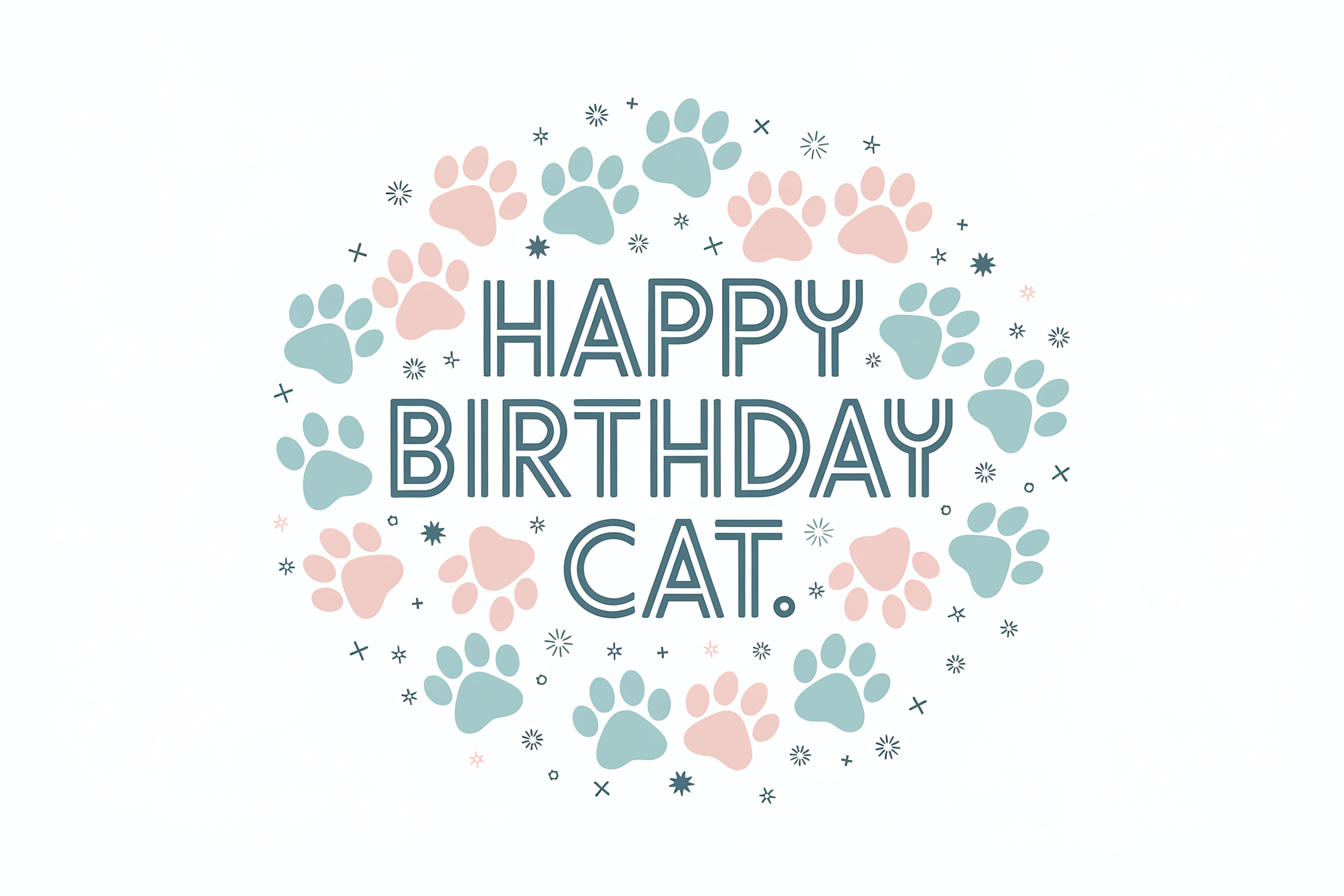 Celebrate Your Feline Friend with 30 Free Happy Birthday Cat Designs!