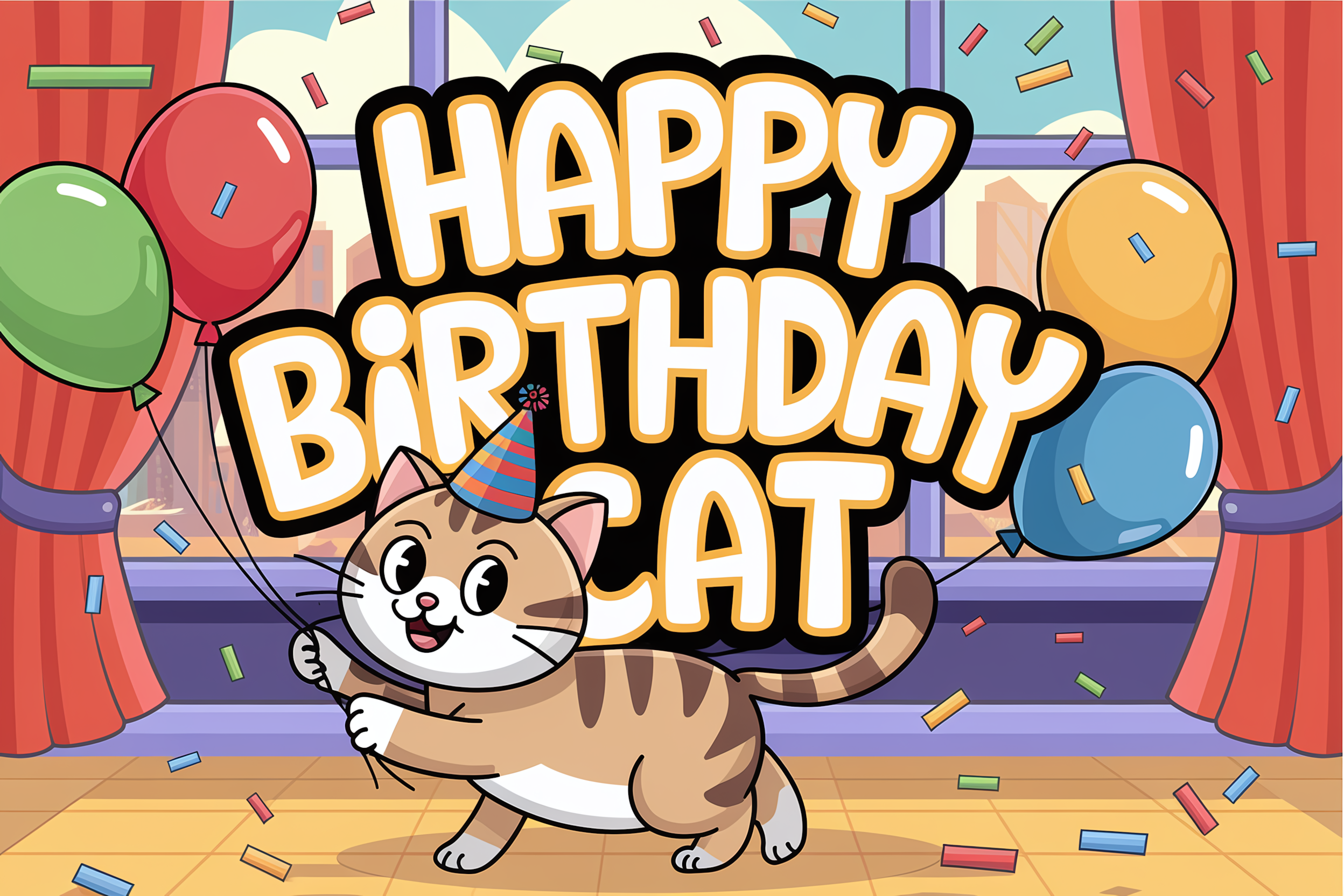 Celebrate Your Feline Friend with 30 Free Happy Birthday Cat Designs!