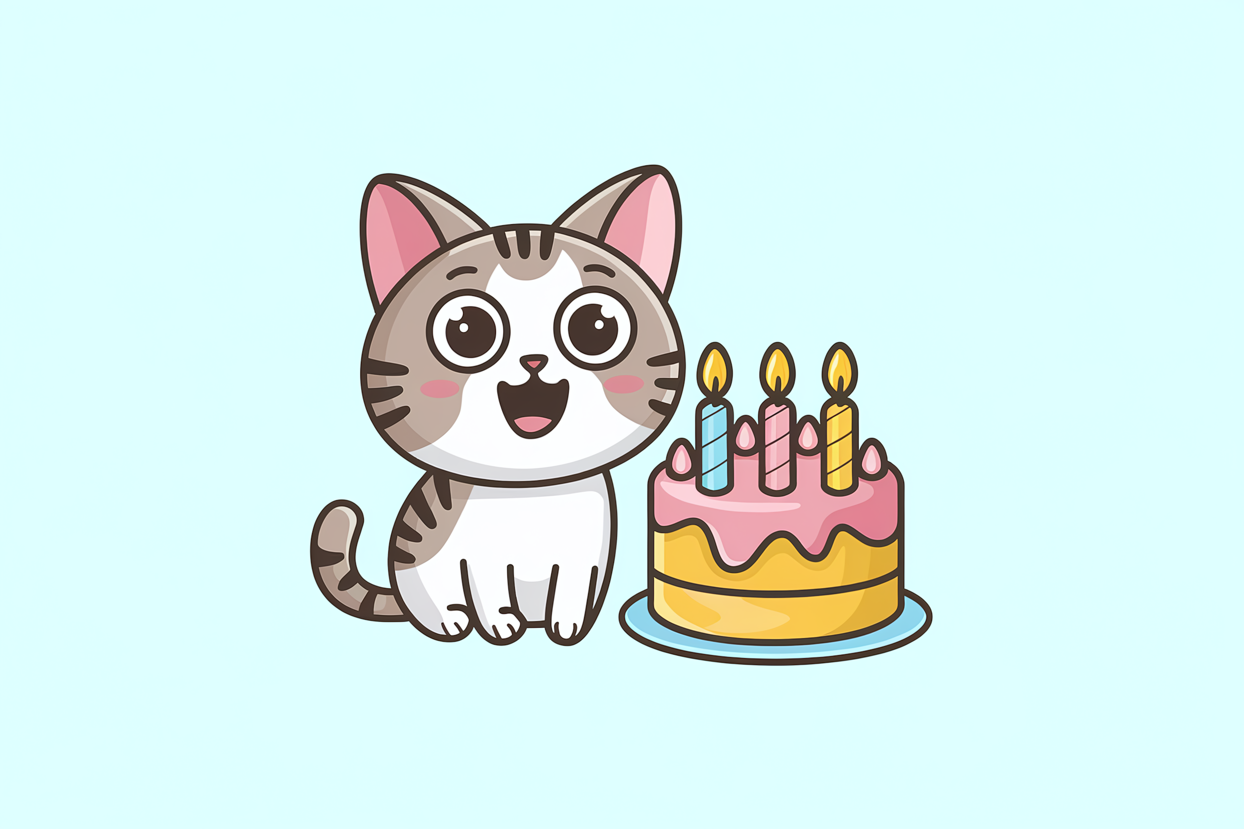 Celebrate Your Feline Friend with 30 Free Happy Birthday Cat Designs!