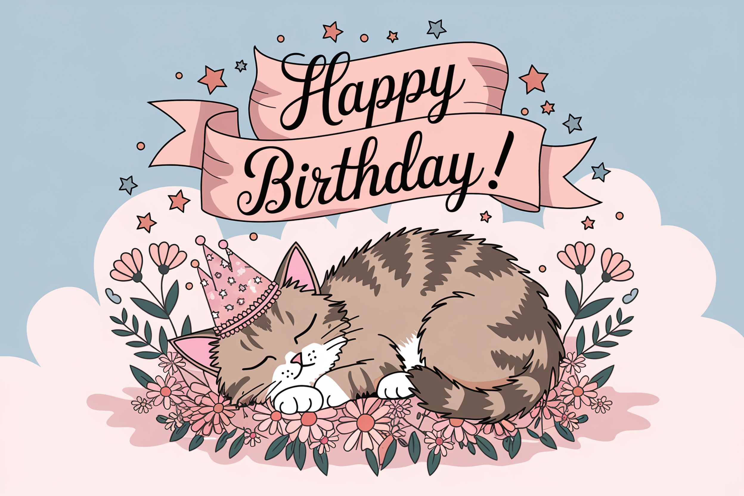 Celebrate Your Feline Friend with 30 Free Happy Birthday Cat Designs!