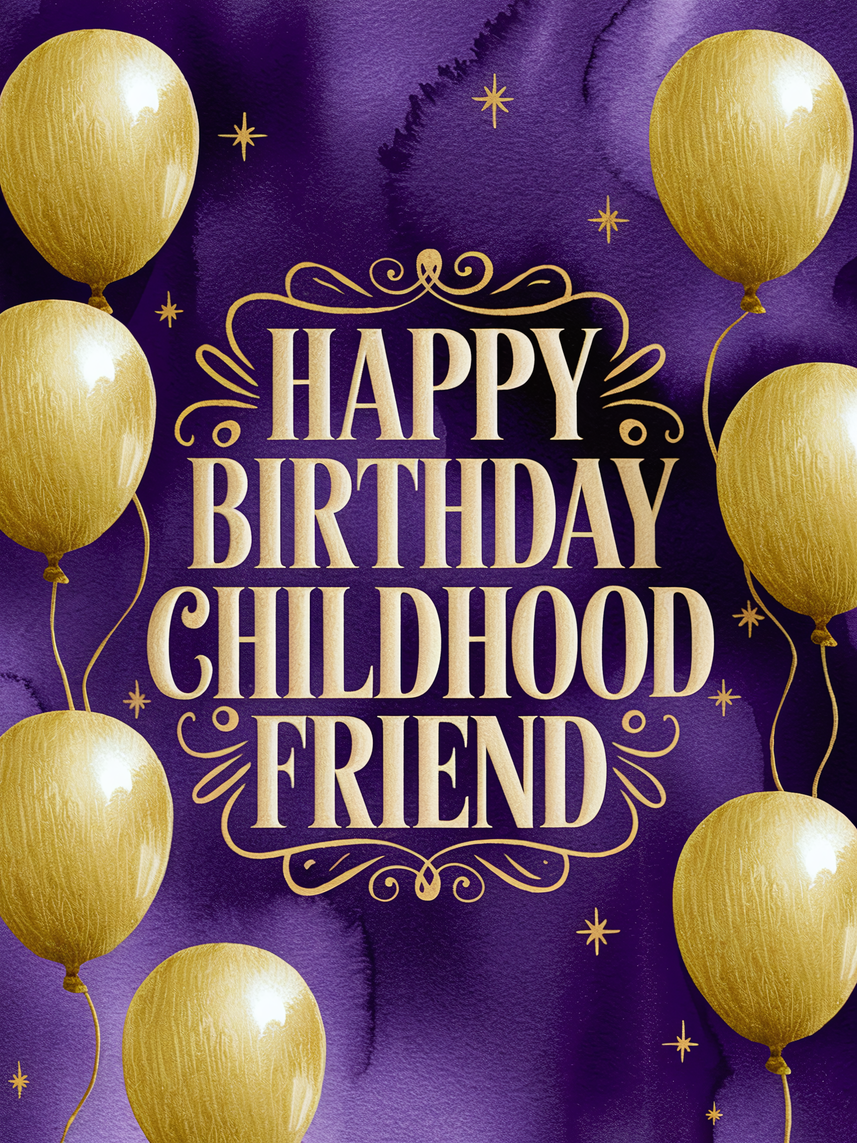 Watercolor Birthday Card