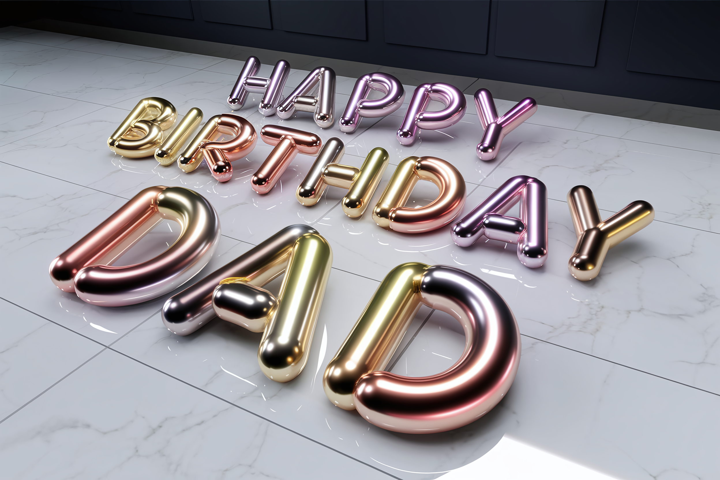 Happy Birthday Dad Balloons