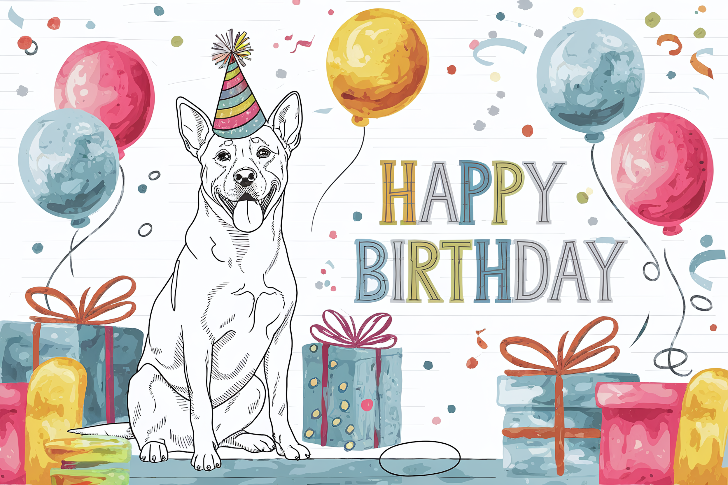 Celebrate Your Furry Friend with 30 Free Happy Birthday Dog Designs!