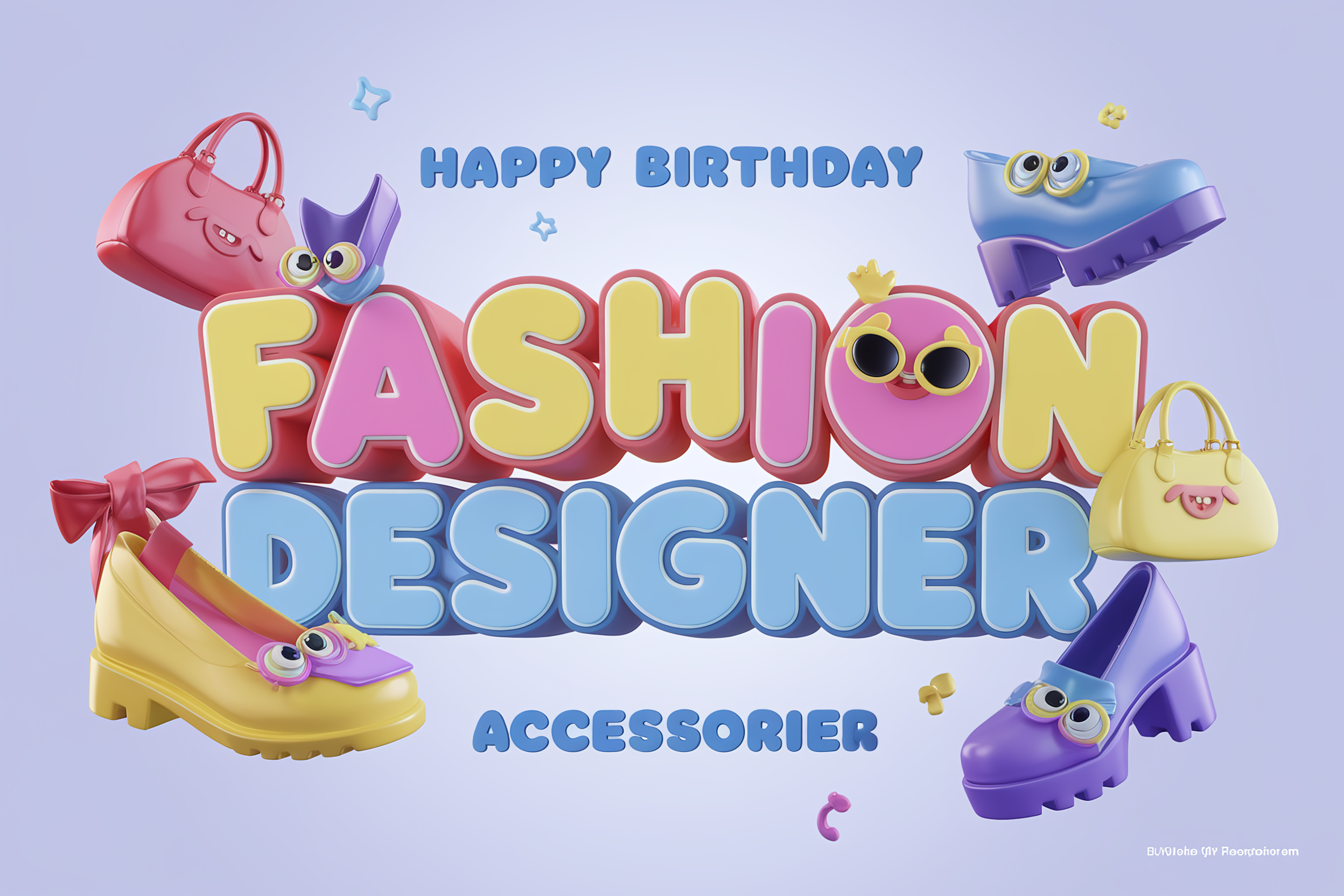 3D Cartoon Fashion Accessories