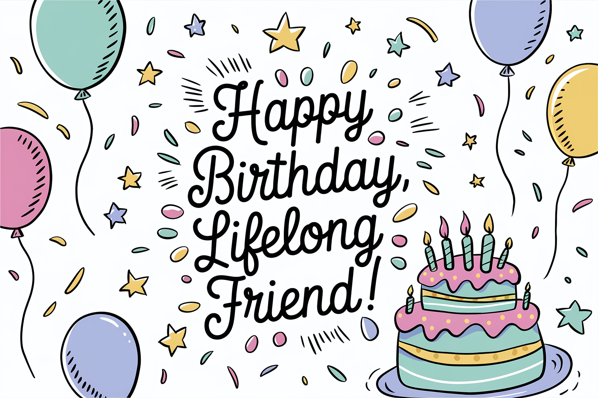 Birthday Card for a Lifelong Friend