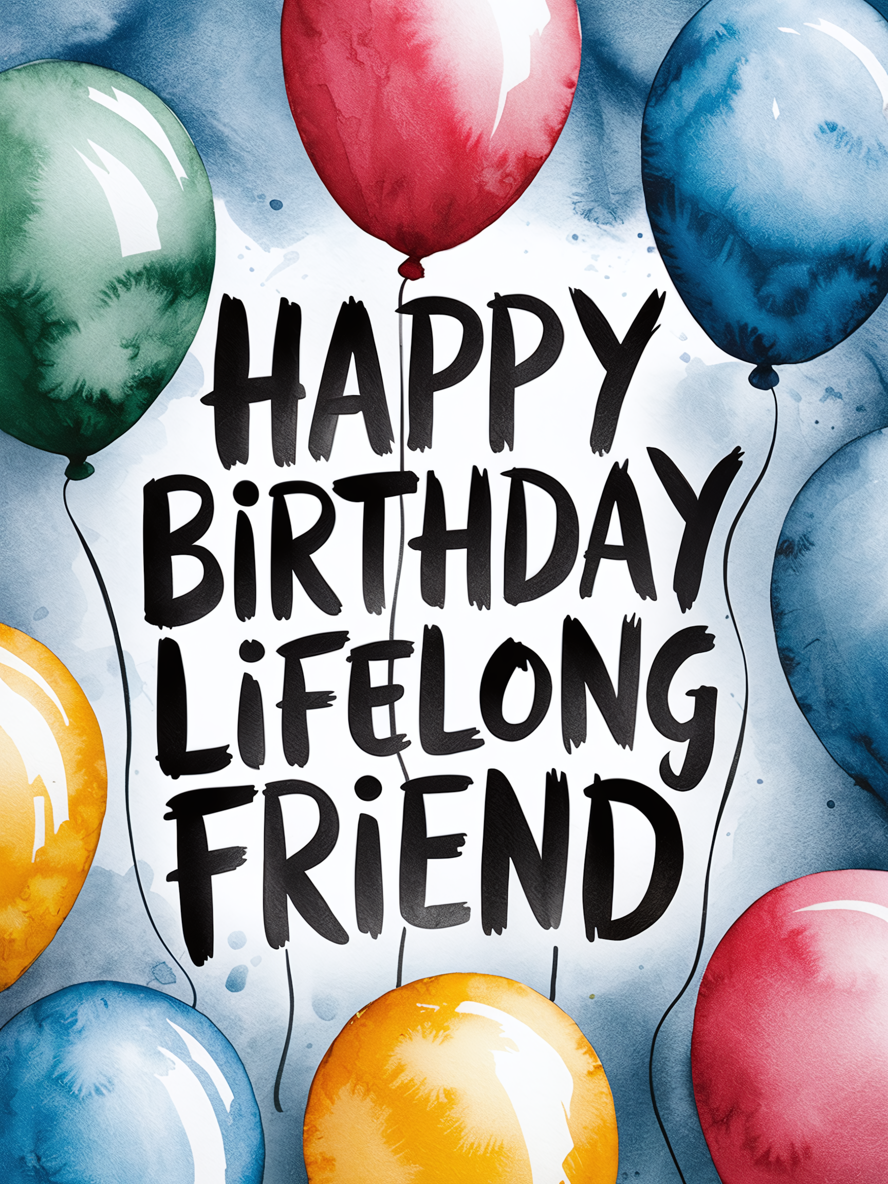 Happy Birthday Lifelong Friend Card