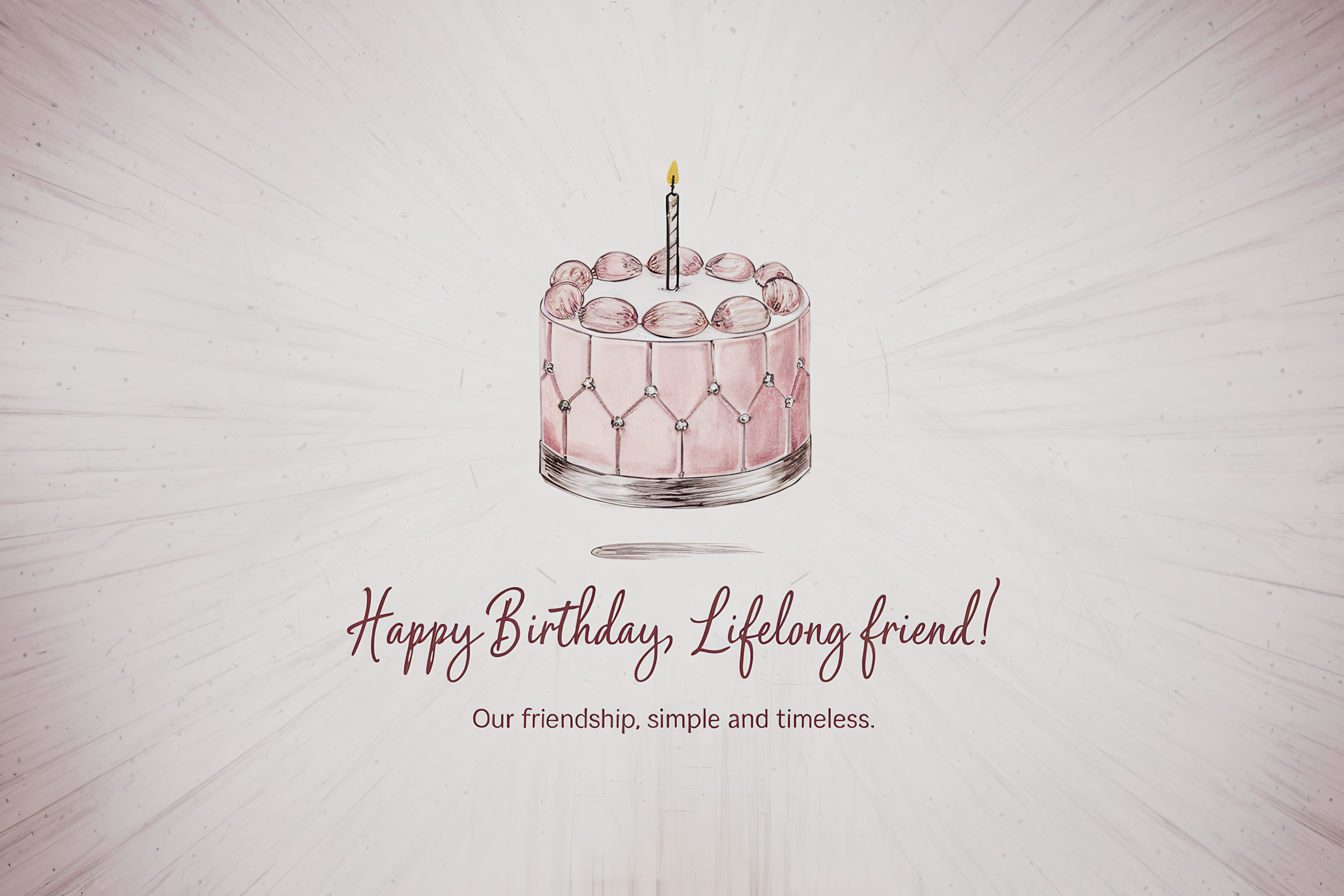 Minimalist Birthday Card