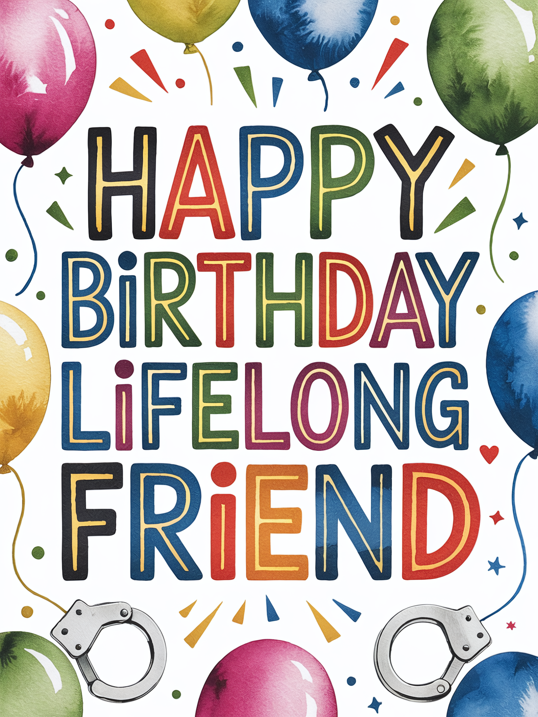 Watercolor Birthday Card for a Lifelong Friend