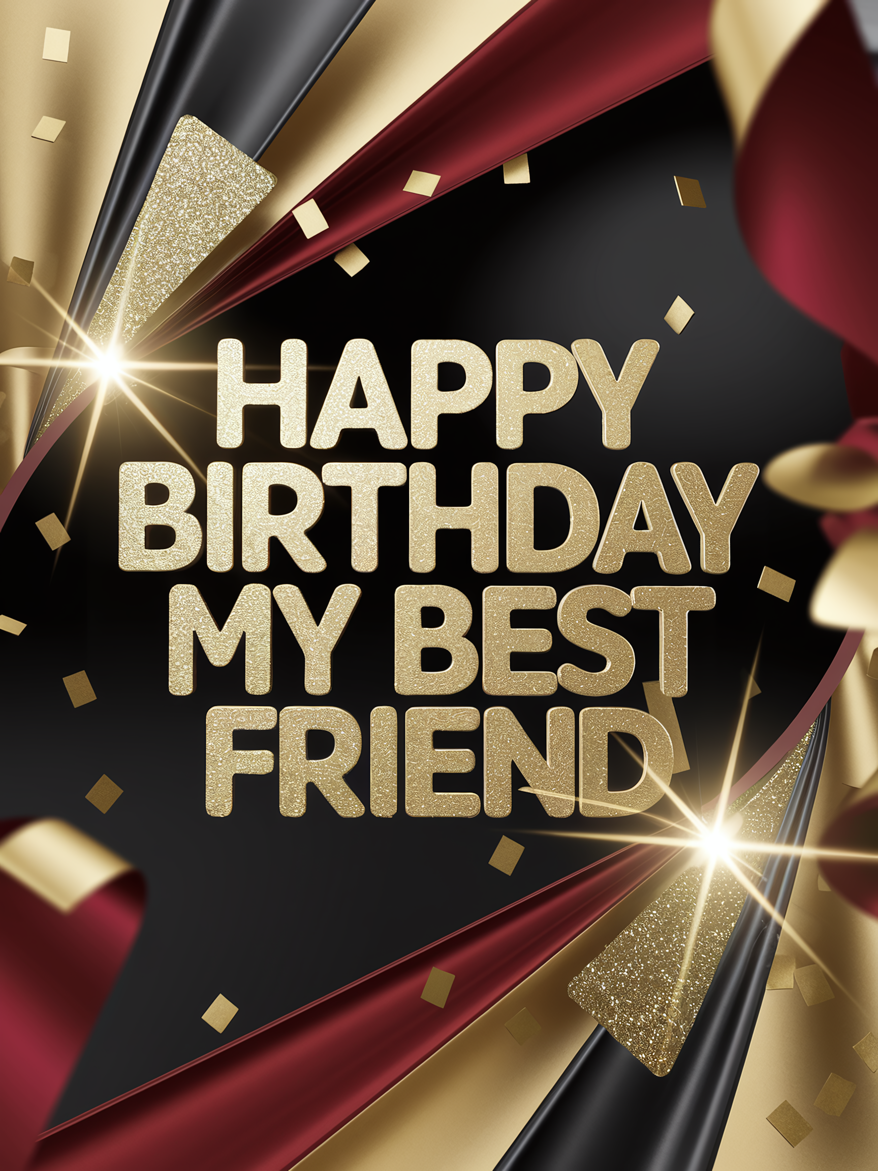 Free Download Happy Birthday My Best Friend, image size:1728x2304