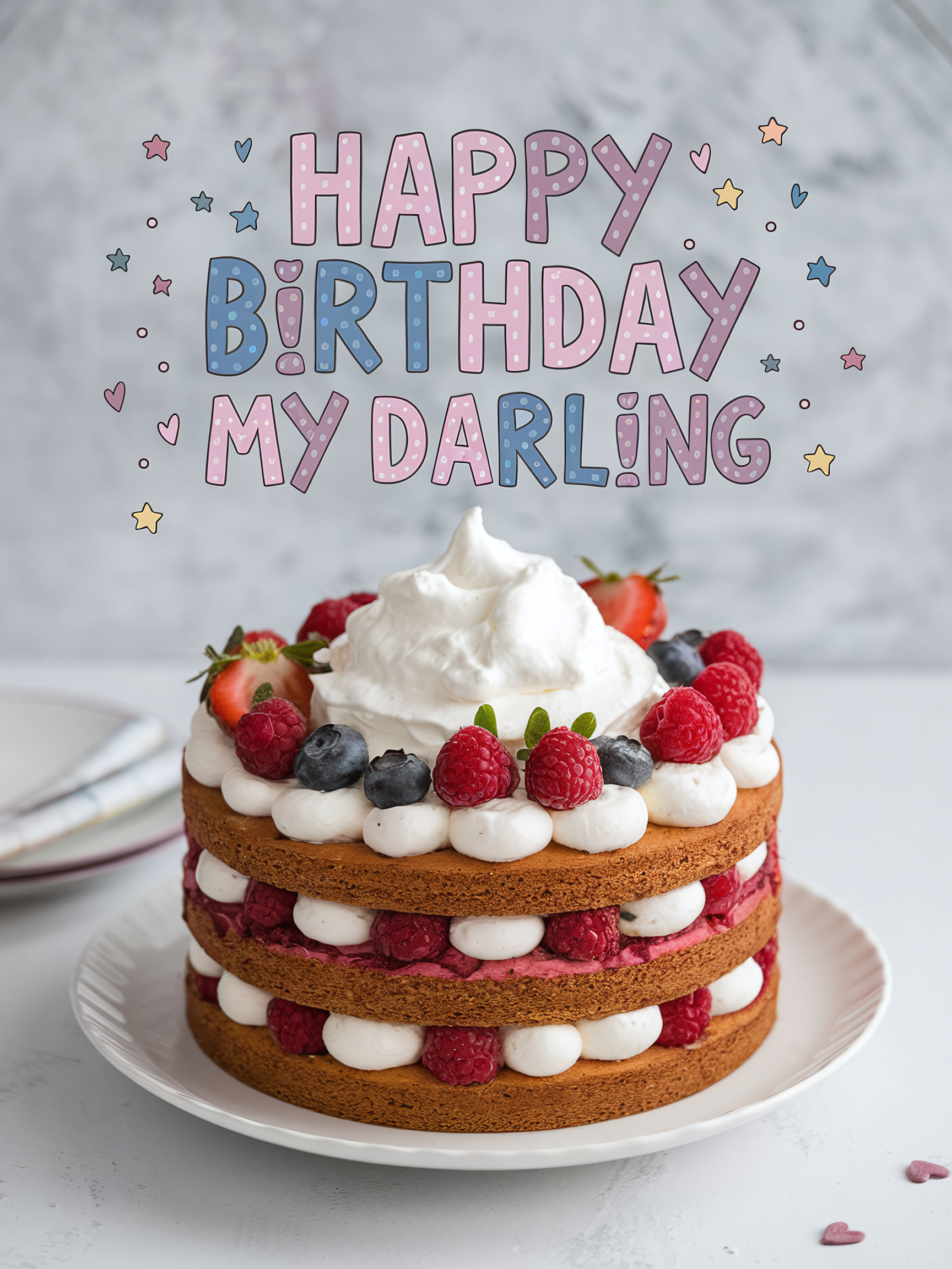 Happy Birthday My Darling Cake