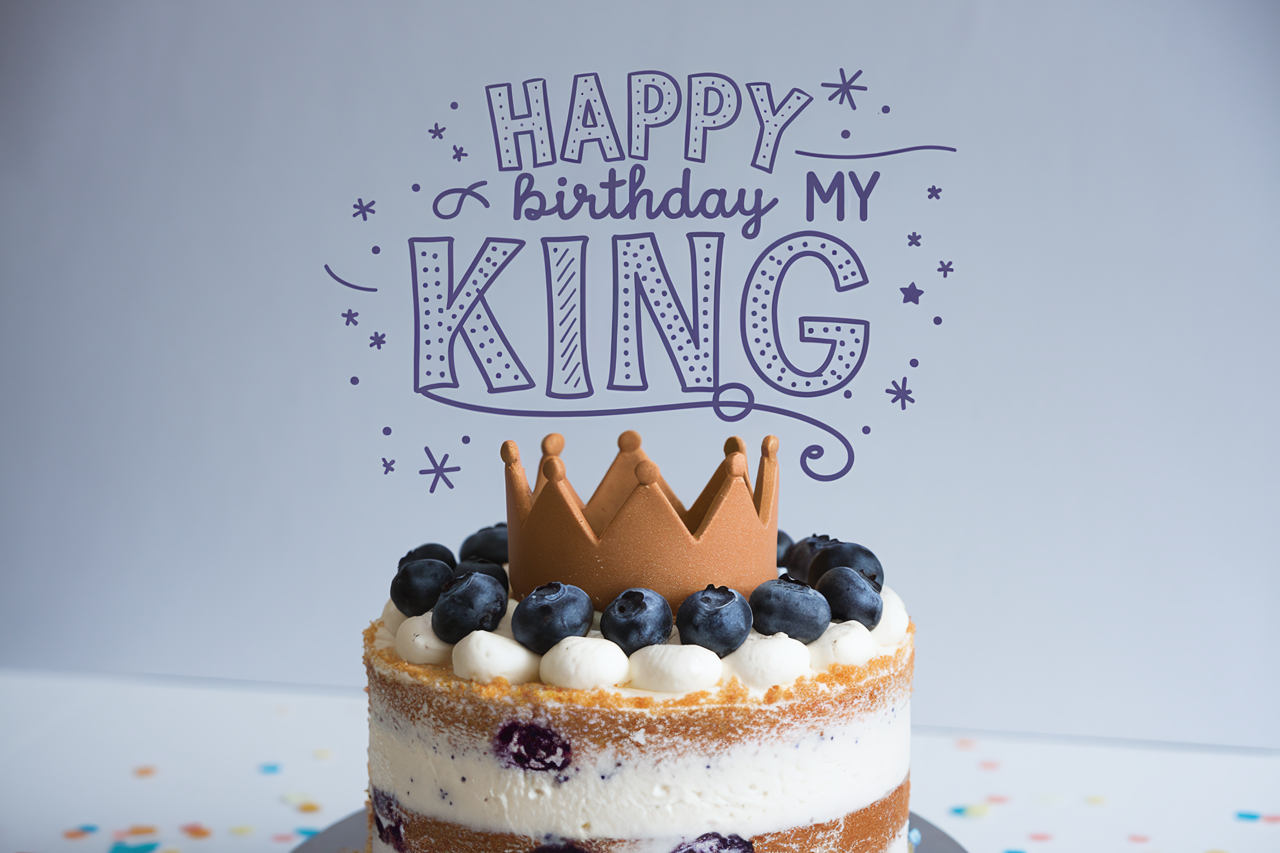 Happy Birthday Cake King