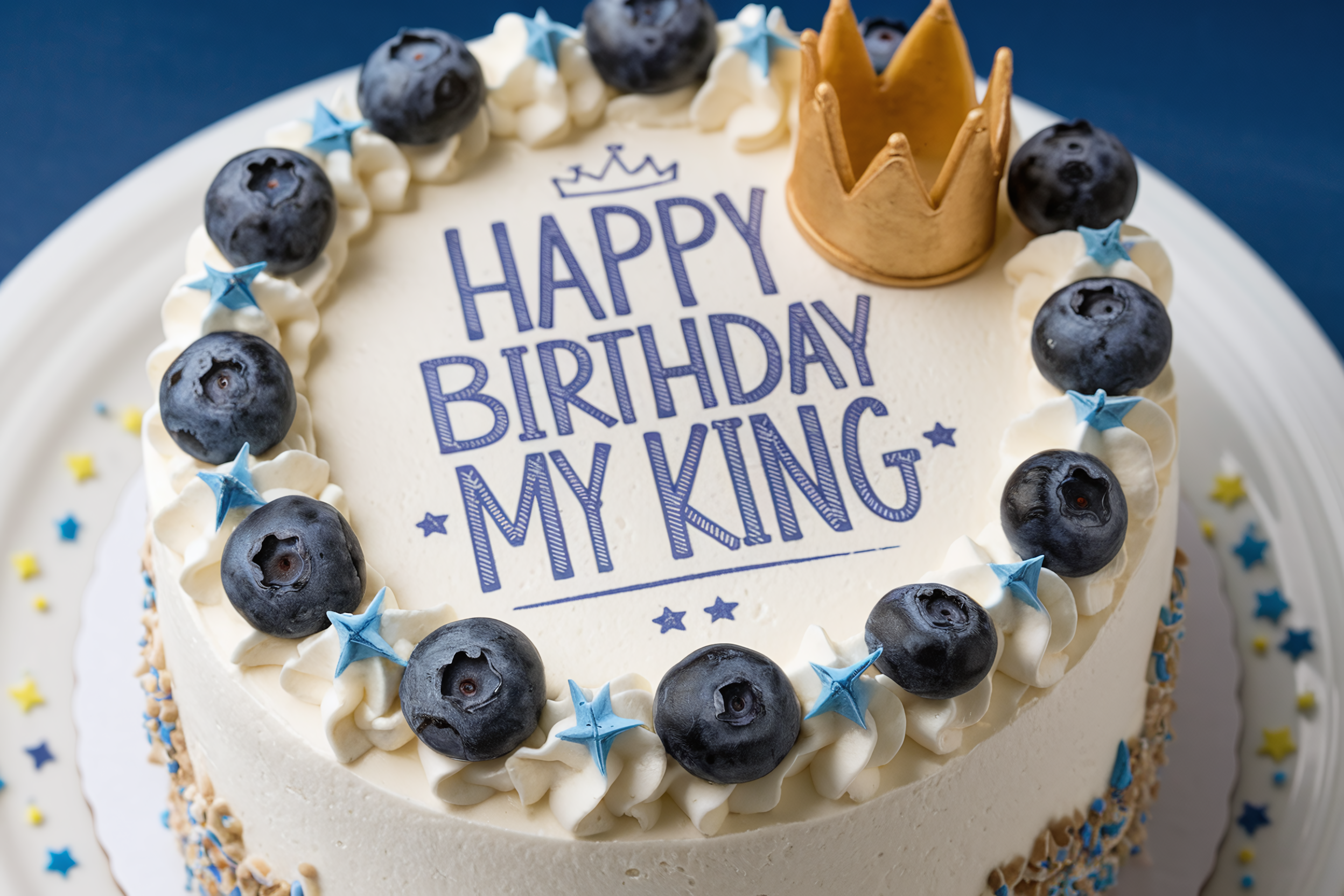Happy Birthday My King Cake