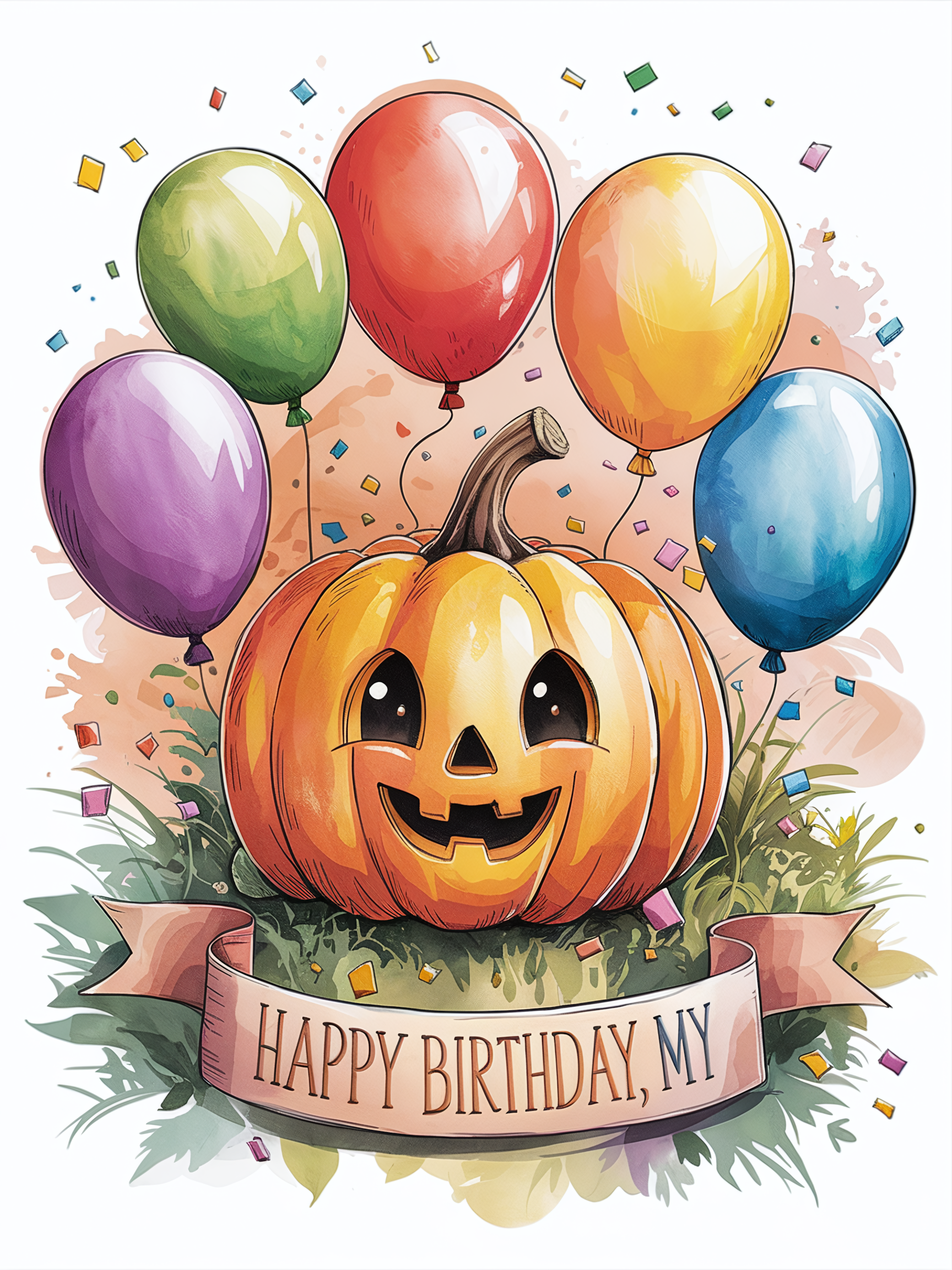Happy Birthday Pumpkin