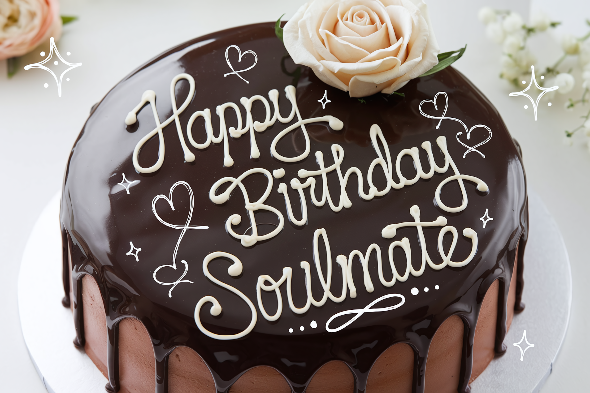 Happy Birthday Soulmate Cake