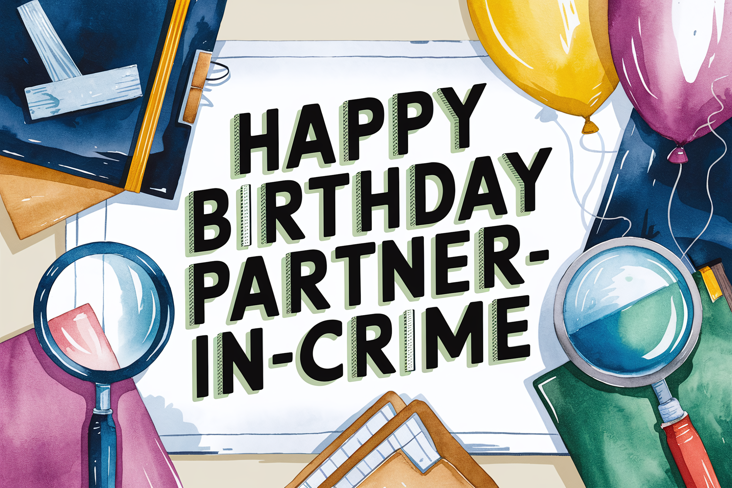 Happy Birthday Partner-In-Crime