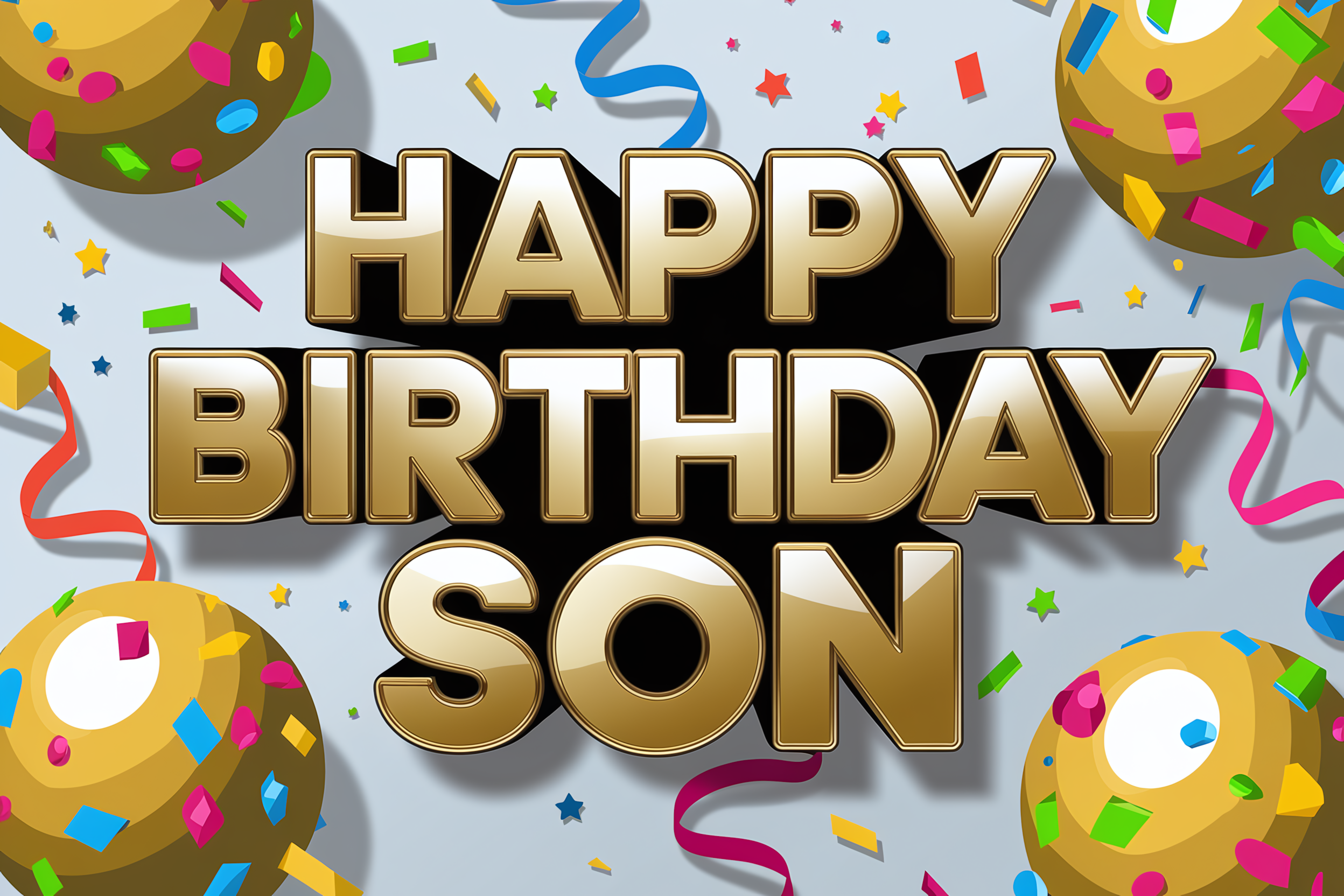 Happy Birthday Son Celebration