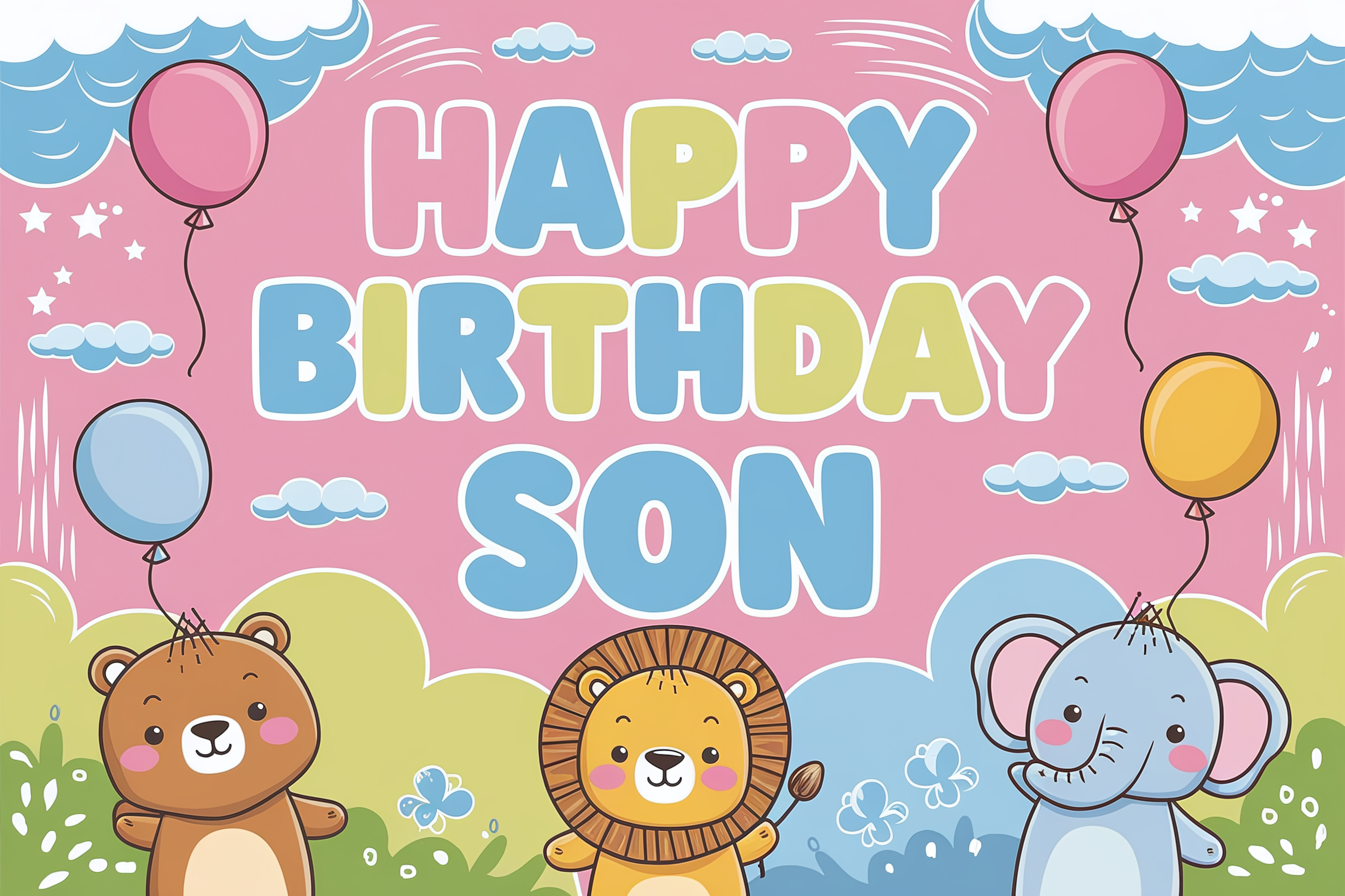 Happy Birthday Son Card