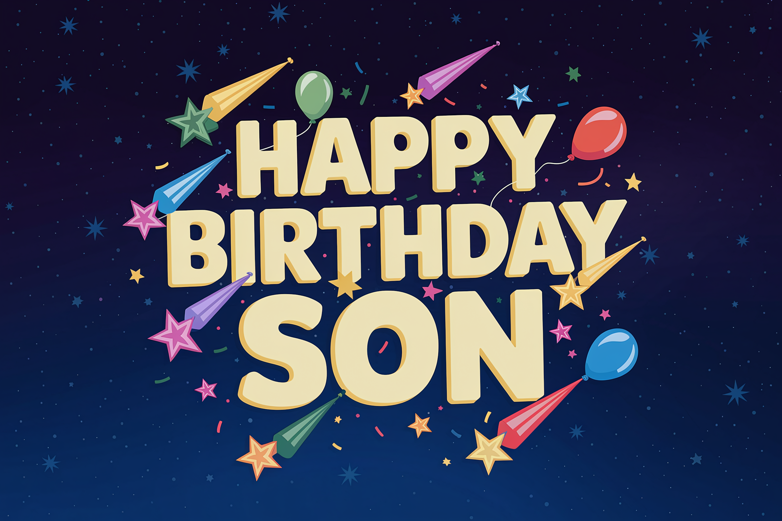 Happy Birthday Son Card