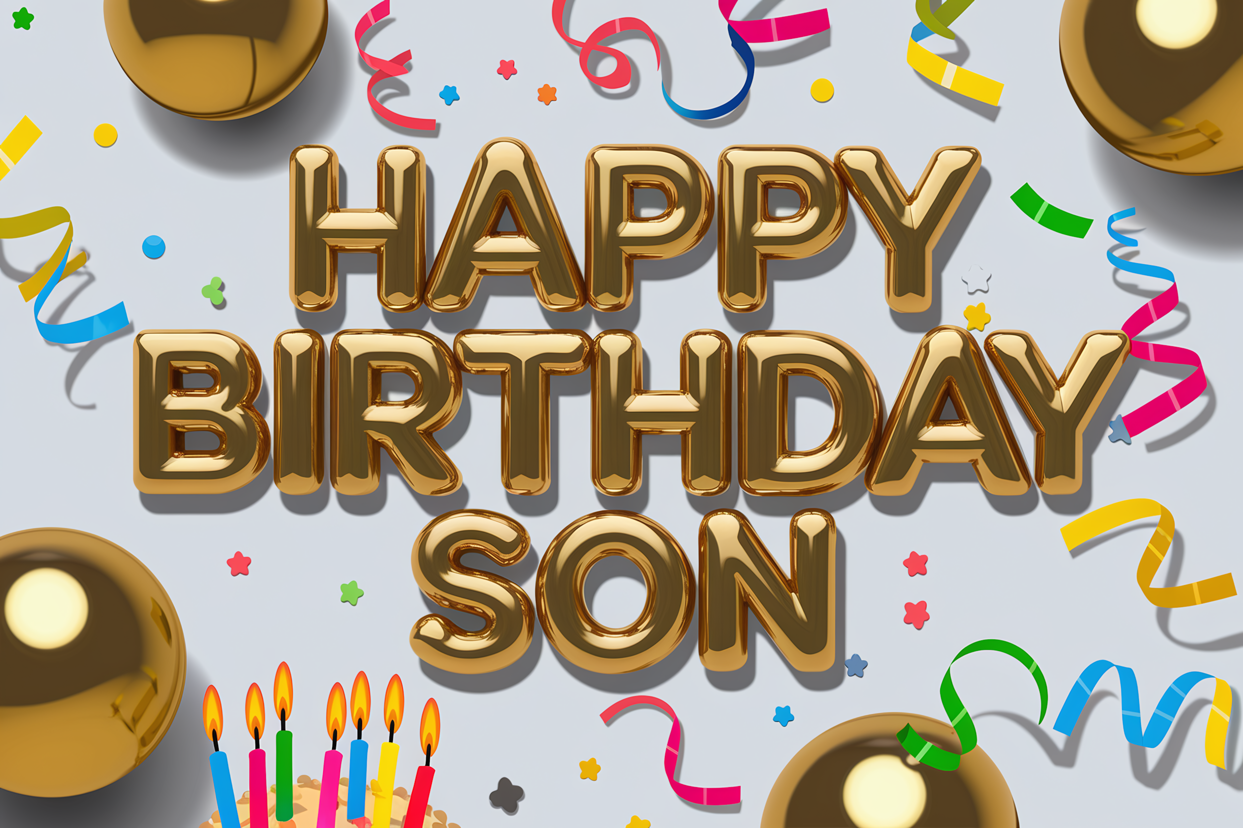 Happy Birthday Son Balloons
